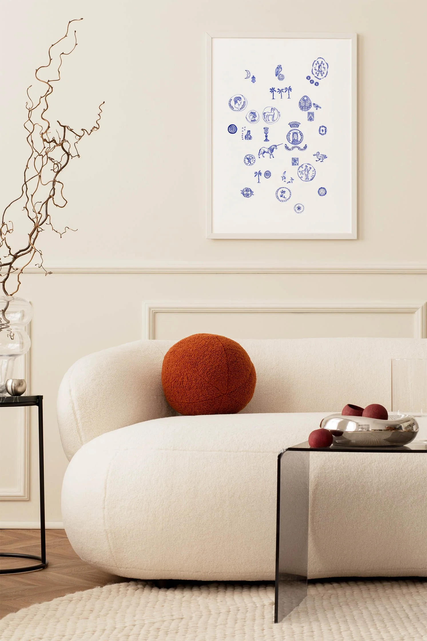 Cabinet de Curiosités print framed