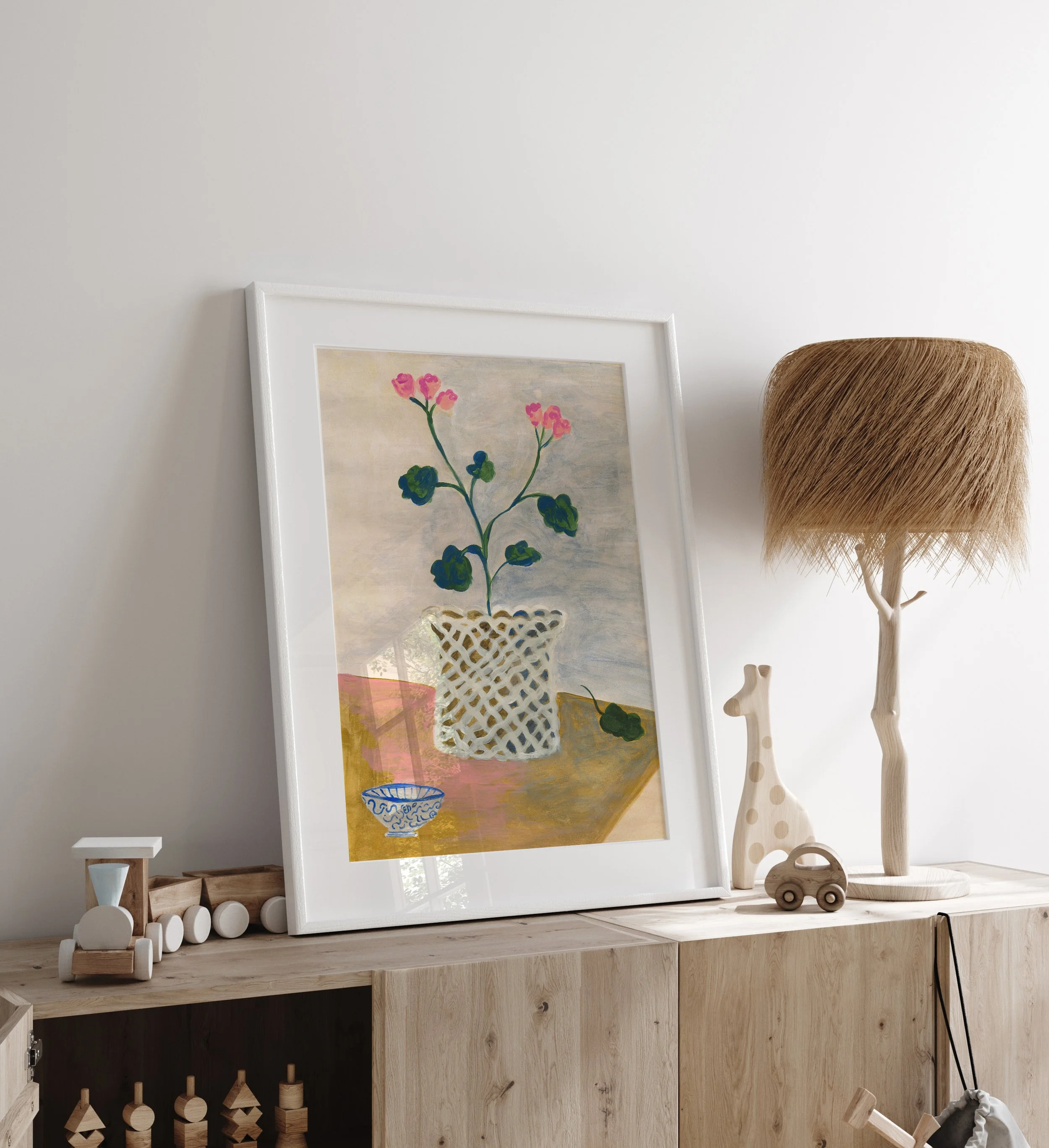 kid room pink roses in lattice pot.jpg