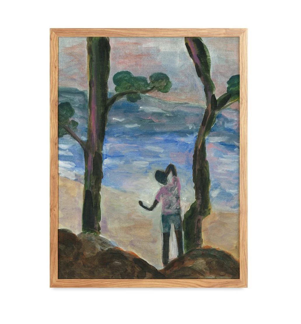 Evening by the Shore Print
