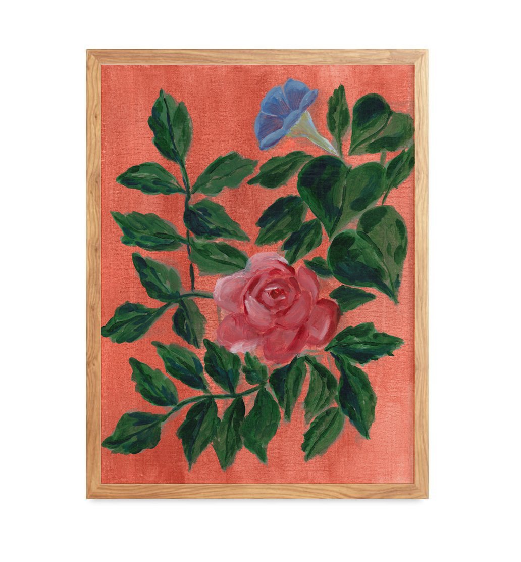 Rose and Morning Glory