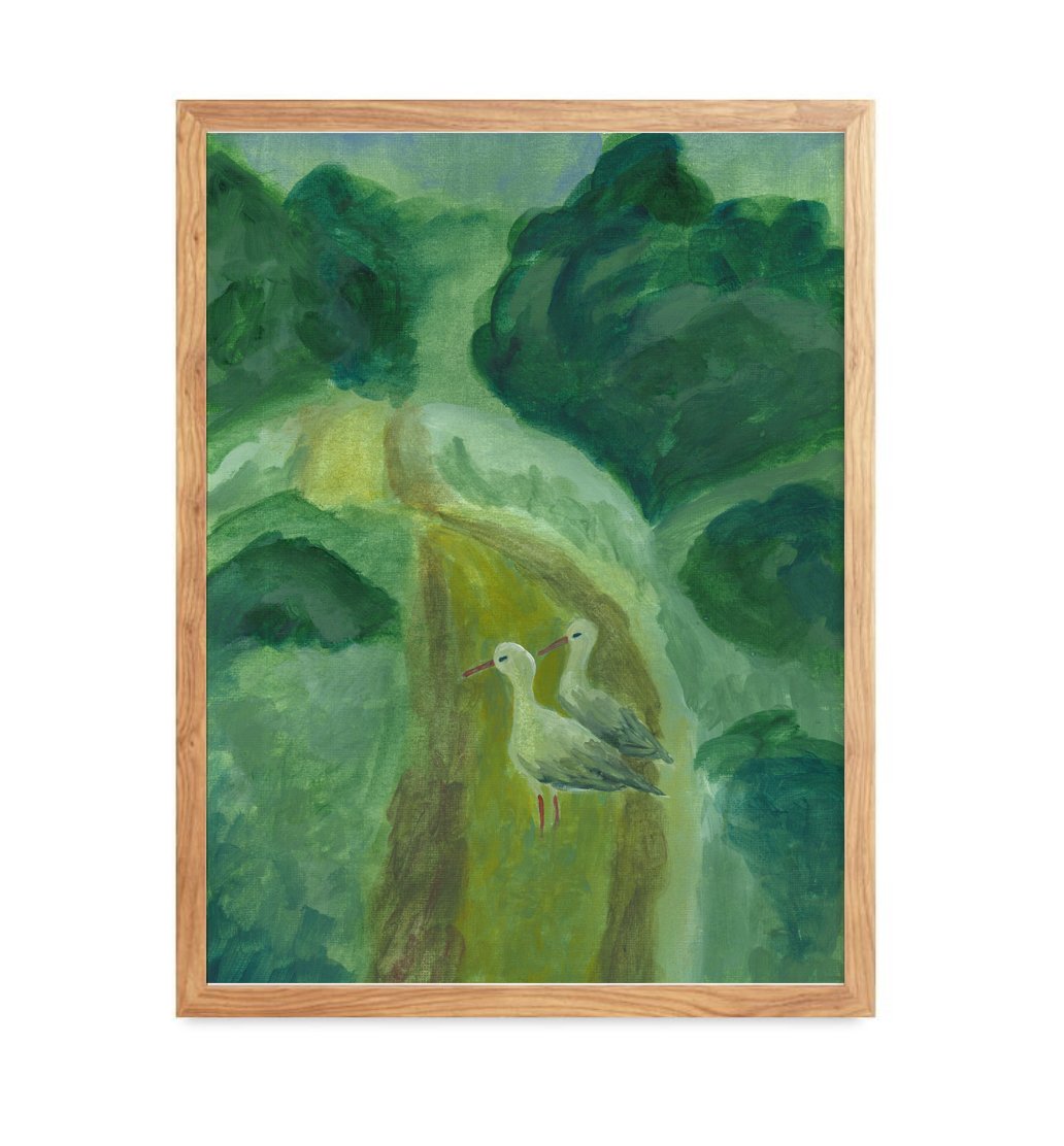 Two Storks Print