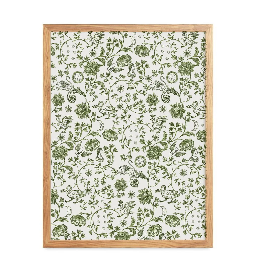 Green Magic Toile Print