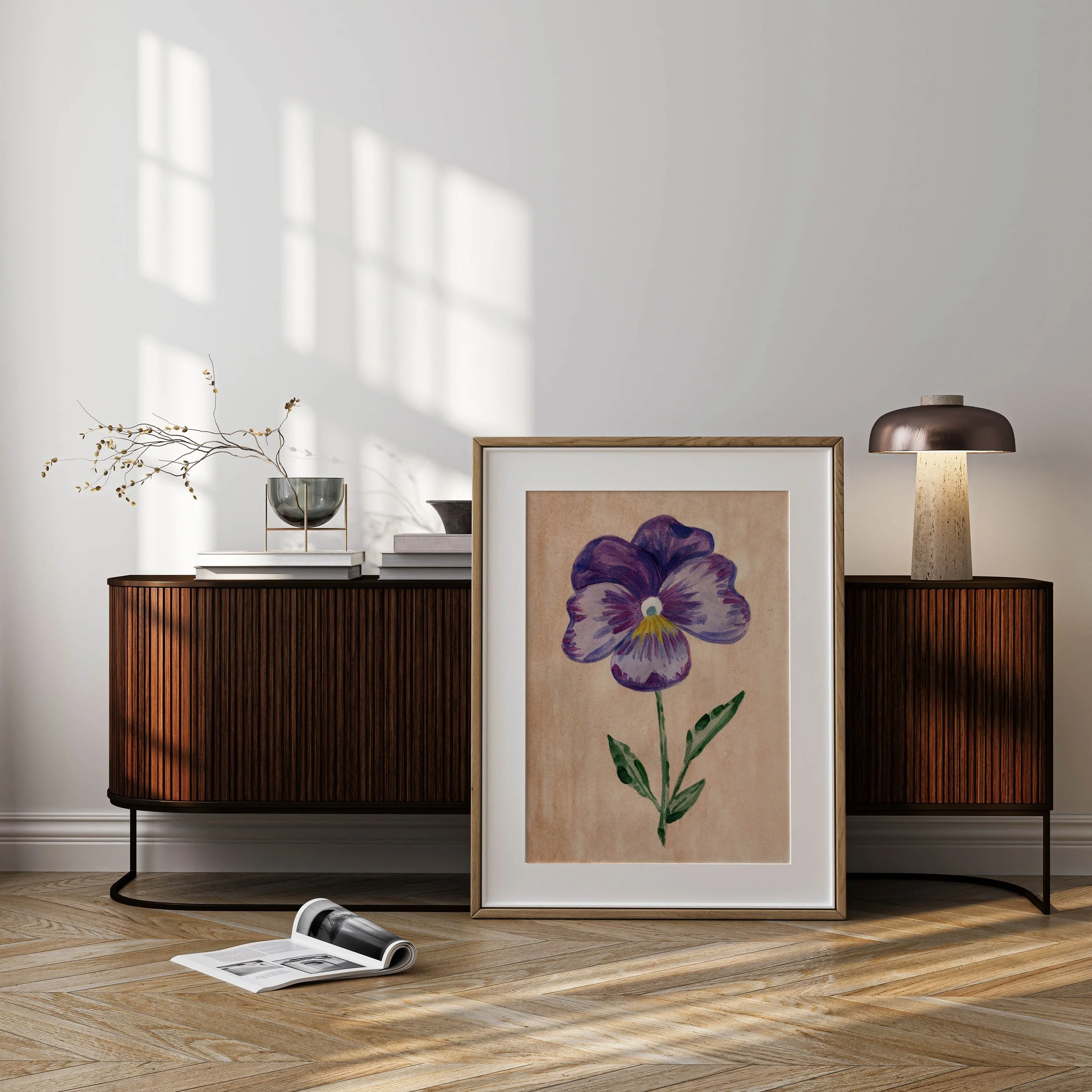 living room purple pansie.jpg