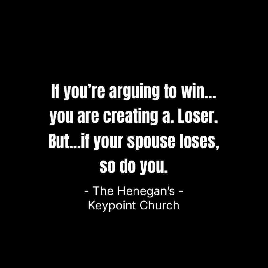 Thoughts from @keypointchurch and @stacyhenagan and @caseyhenagan 

#churchnotes #churchthoughts #marriage #argument #fightwell
