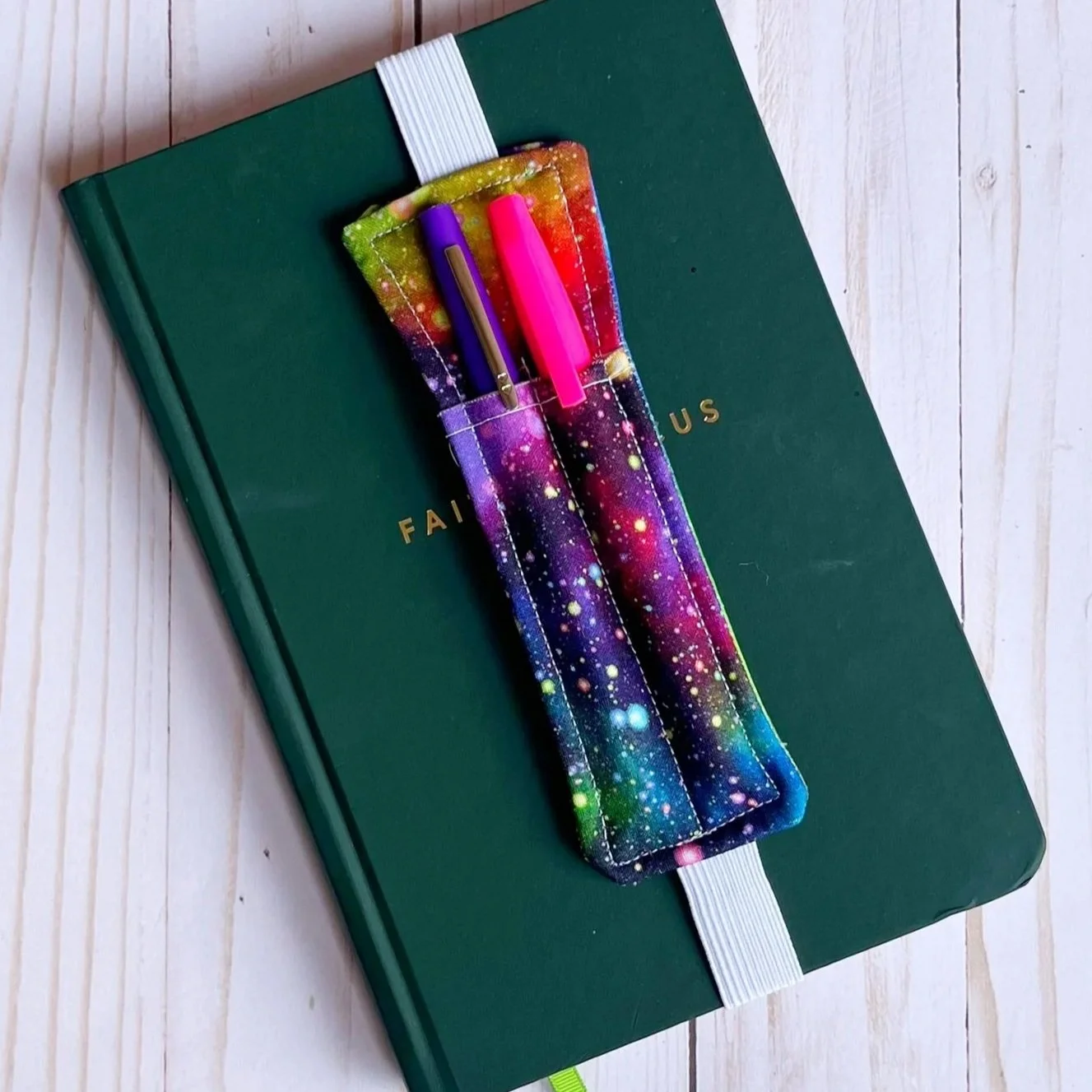 I do a little sewing sometimes - Notebook Pen Holder