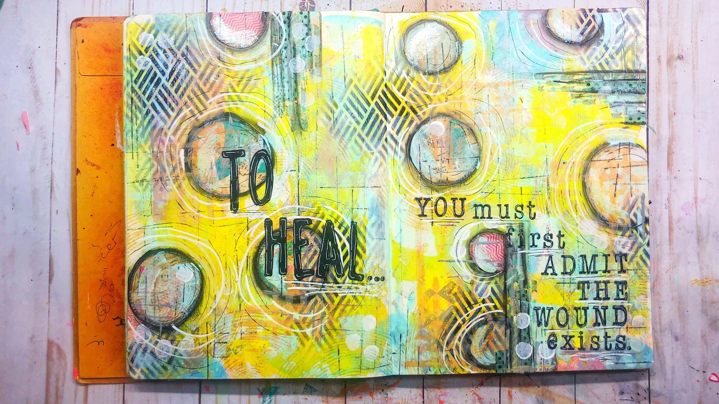 Art Journaling can also be Art Therapy
