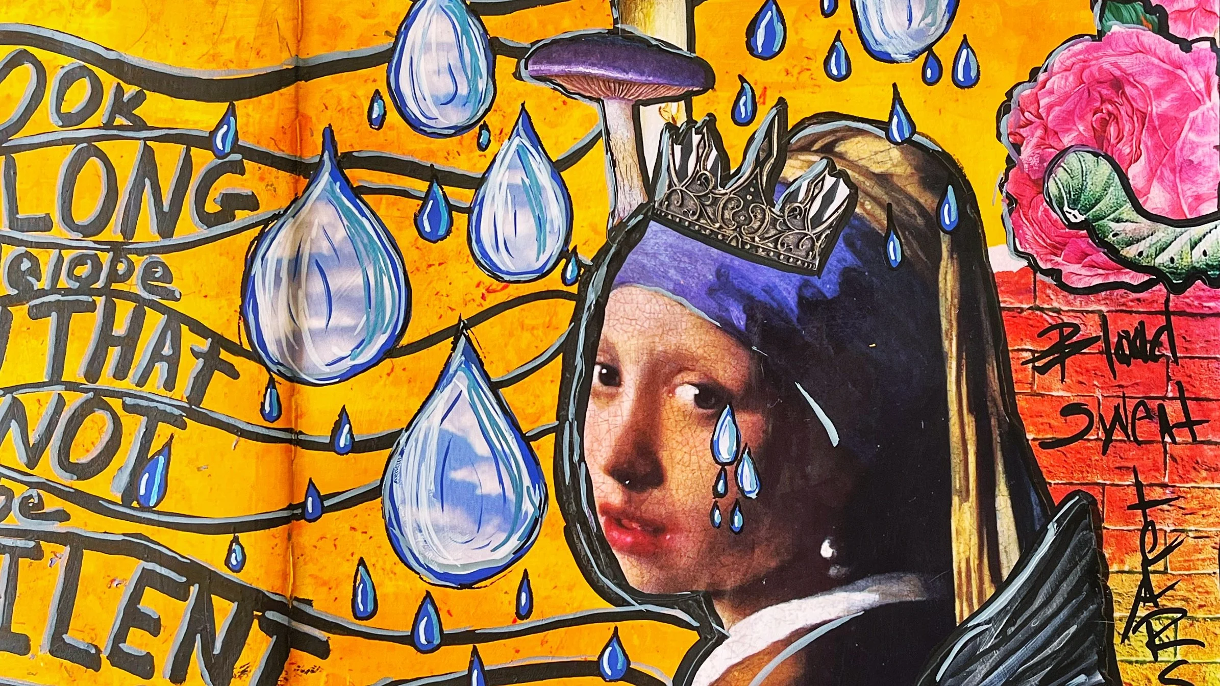 the Girl with the pearl earring has always been on of my favorite paintings so I LOVED using in in the collage art journal page. Full Video on YouTube.