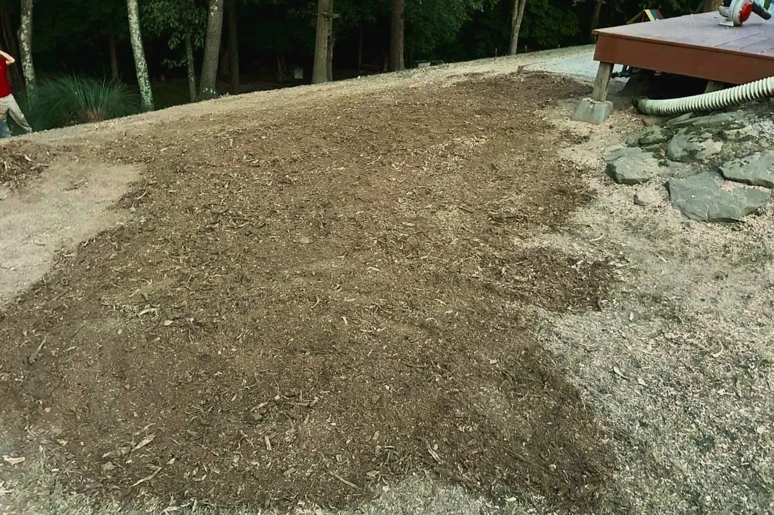 Clean yard after stump grinding and site clearing near Waynesburg PA