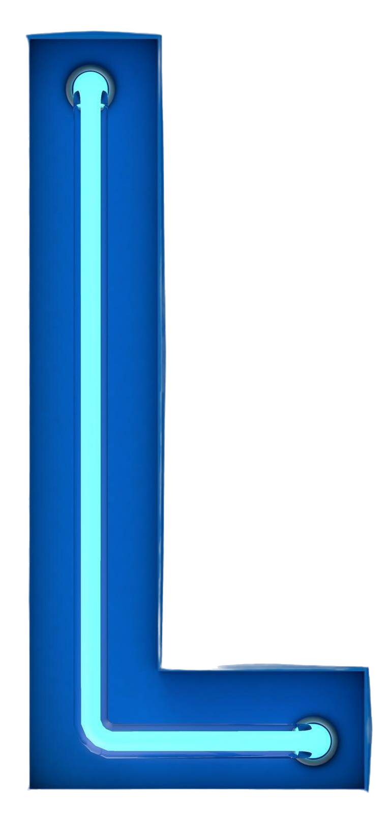 Diagram of a blue rectangular panel with a glowing blue and pink line tracing a U-shaped path along its left and bottom edges.