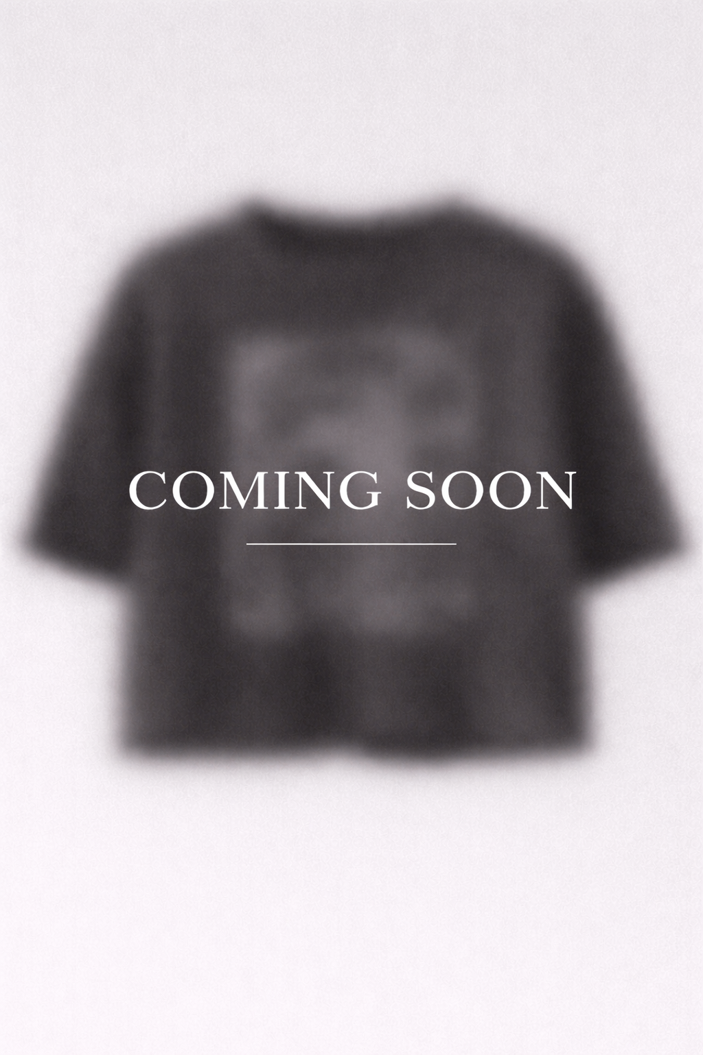 Collection 01 — Cropped Drop-Shoulder Tee (Obsidian Charcoal)