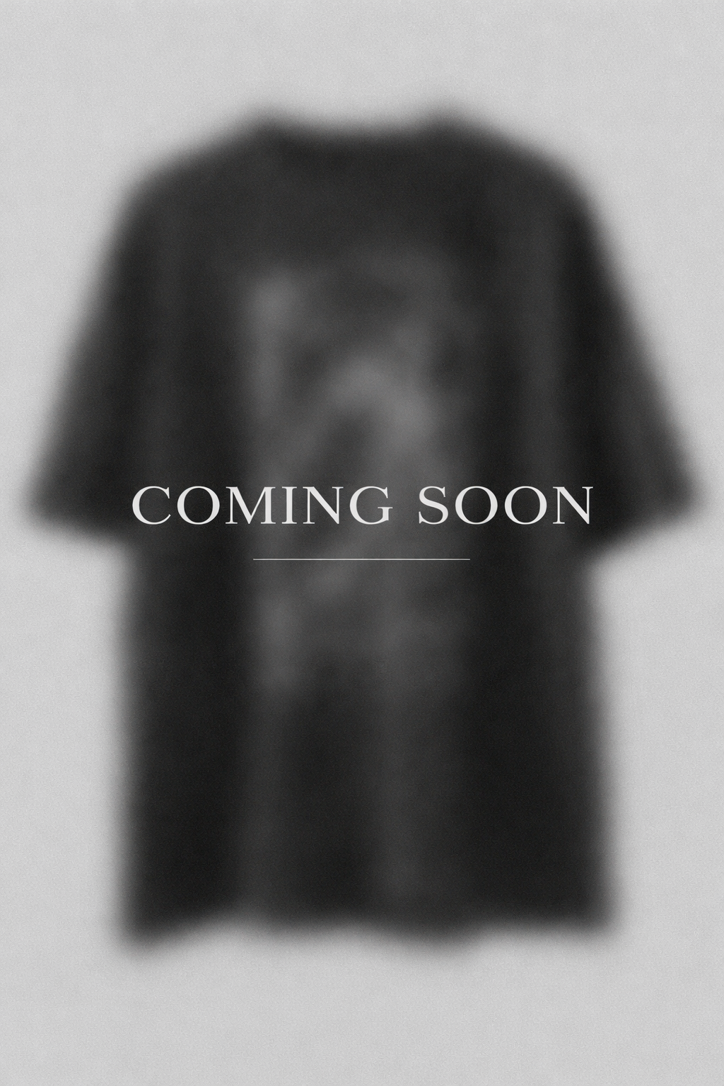 Collection 01 — Drop-Shoulder Tee (Obsidian Charcoal)