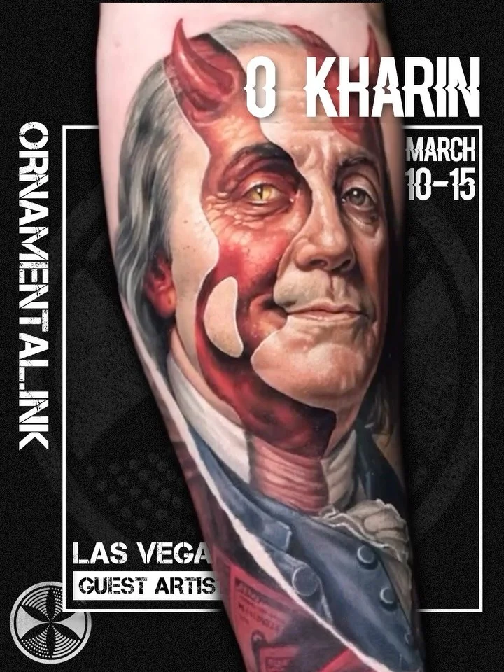 GUEST ARTIST ALERT ‼️ 
@o_kharin is visiting @ornamental.ink MARCH 7-14 2026. Don&rsquo;t miss out! 
You can contact @o_kharin directly for booking and consultation.
#animetattoo #ornamentalink #colorrealismtattoo #travelingartist #lasvegastattooshop