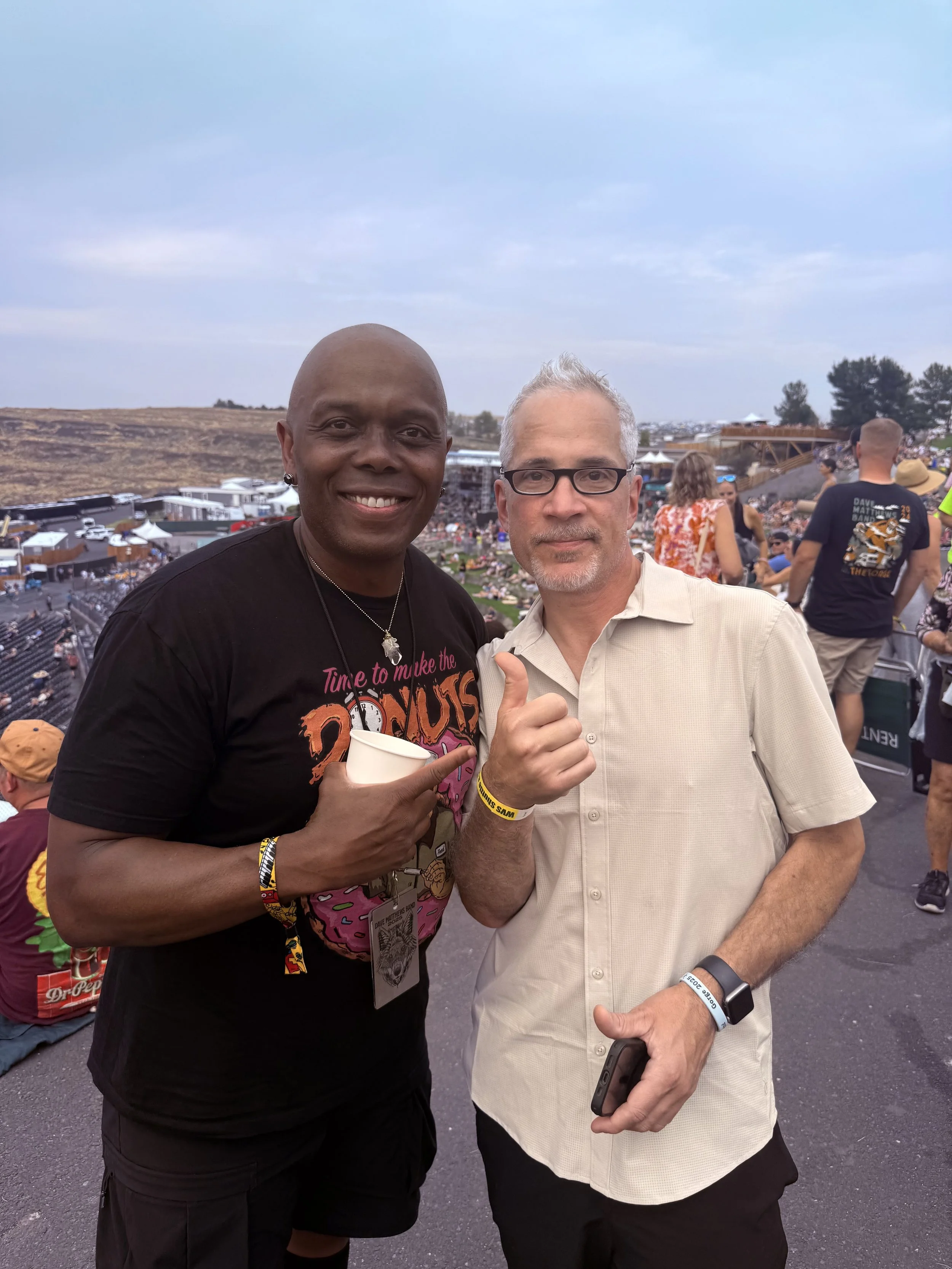 Rick and Rob @DMB @ The Gorge, September 2025