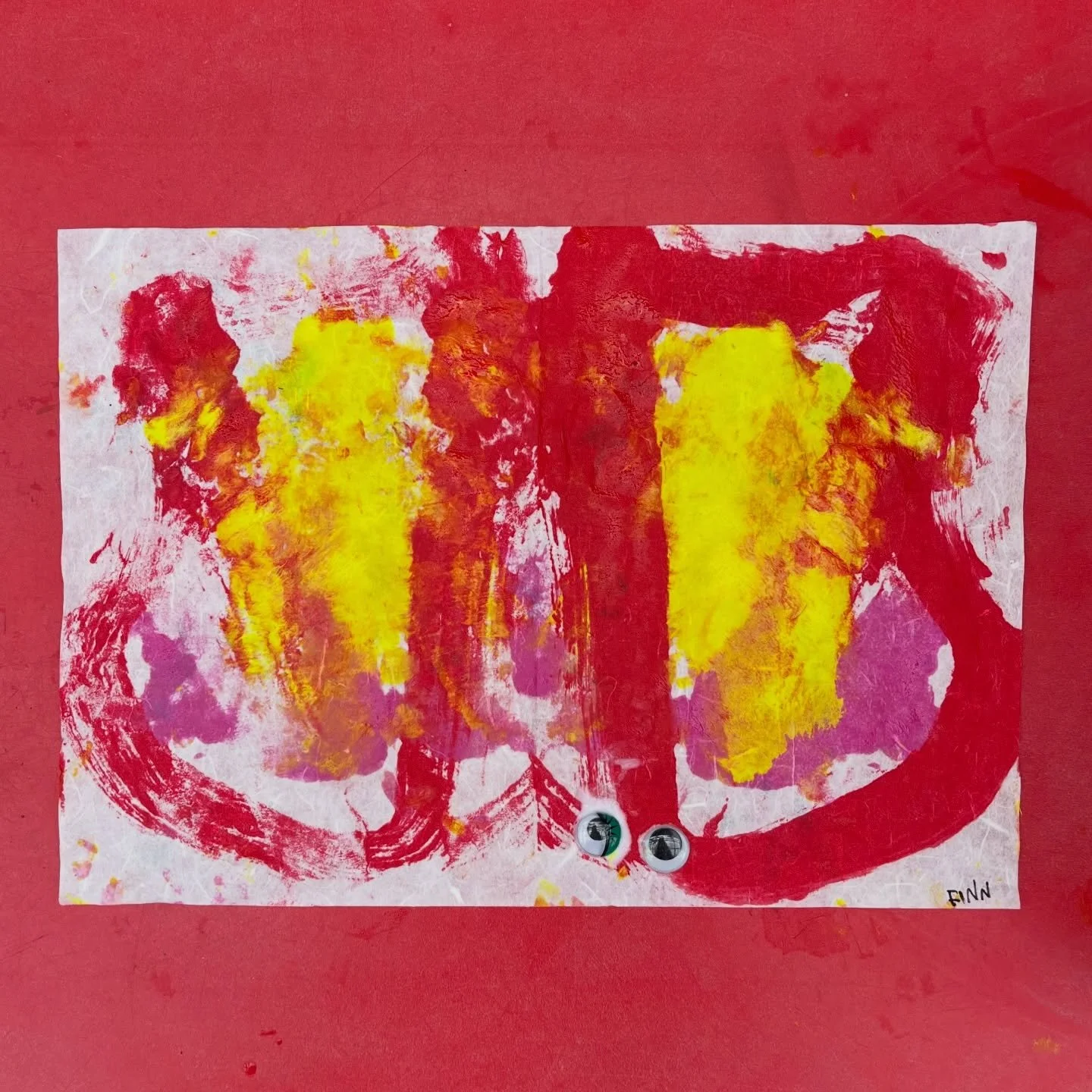 &ldquo;Lion Dragon&rdquo; symmetry prints on mulberry paper for the Lunar New Year 🧧🐲