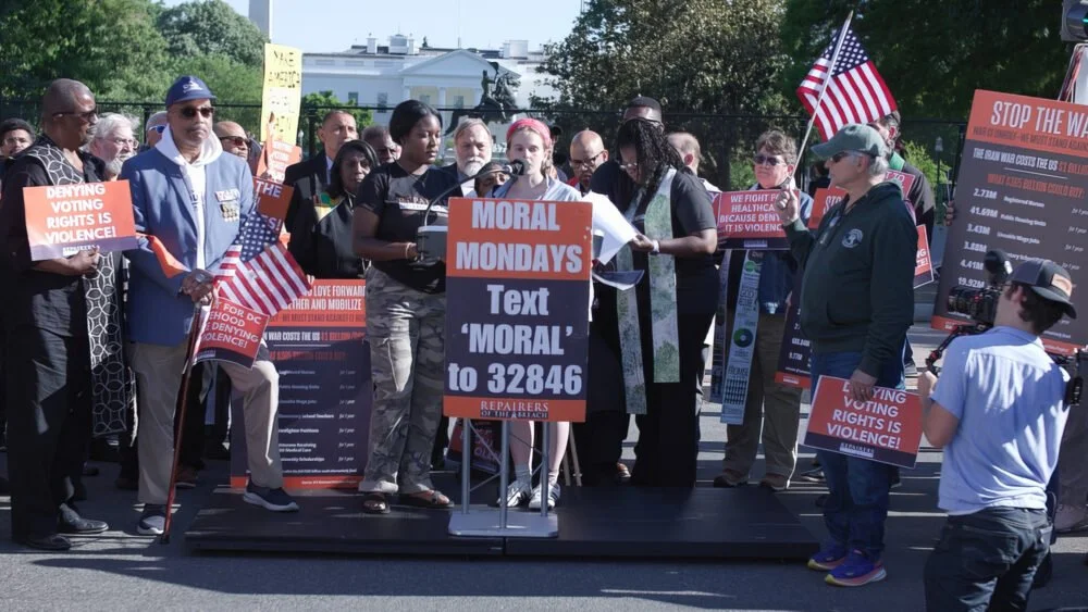 National Moral Monday: Prophetic Witness Outside the White House 