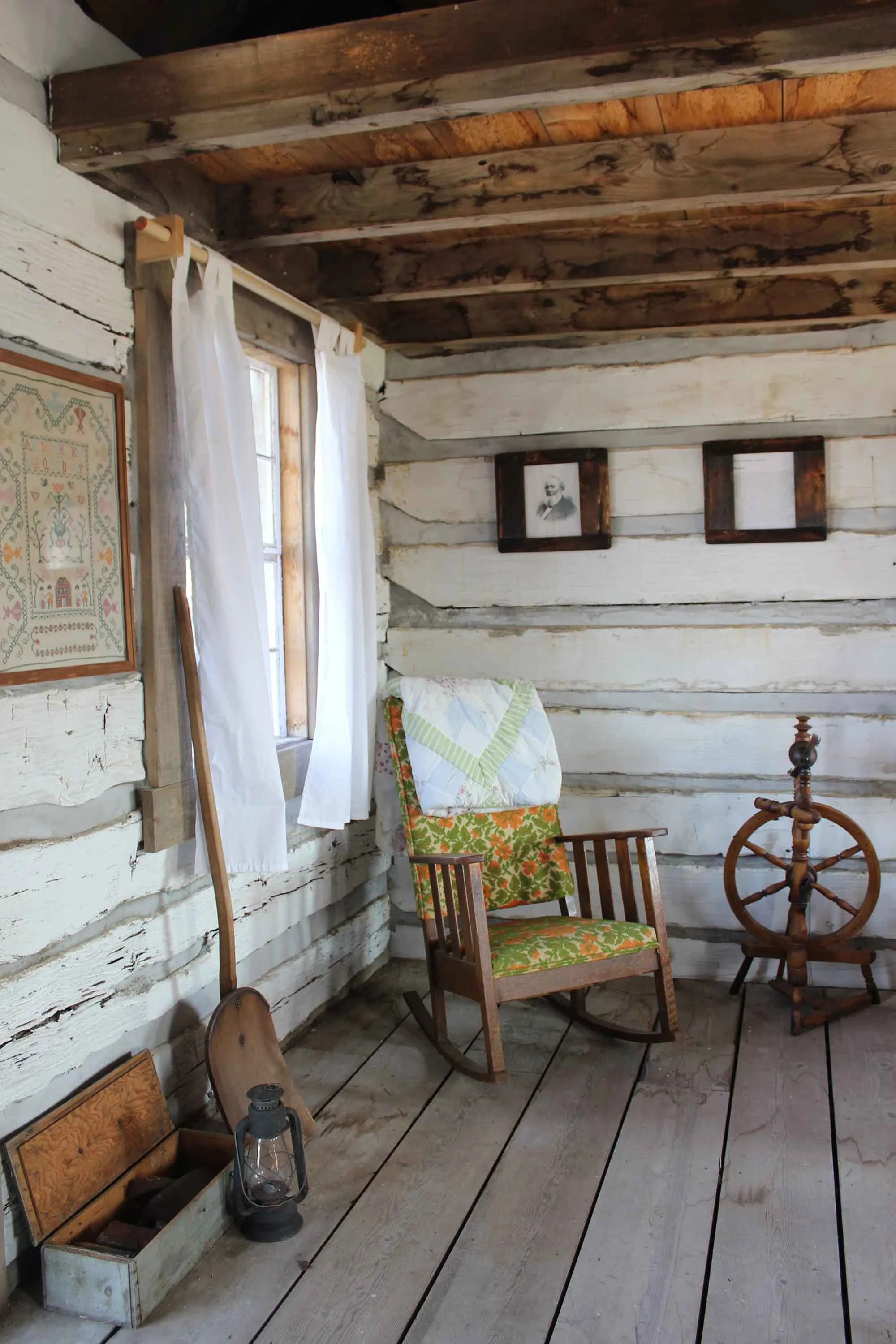 Rocking chair in Charles C Rich cabin