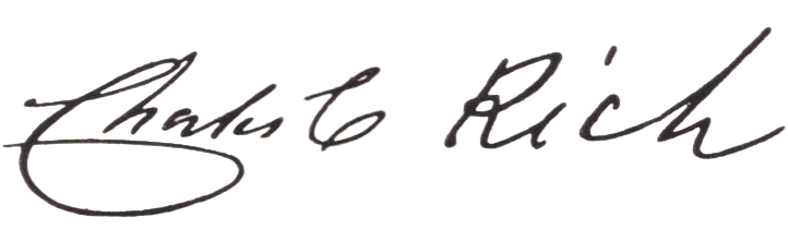 Charles C. Rich signature