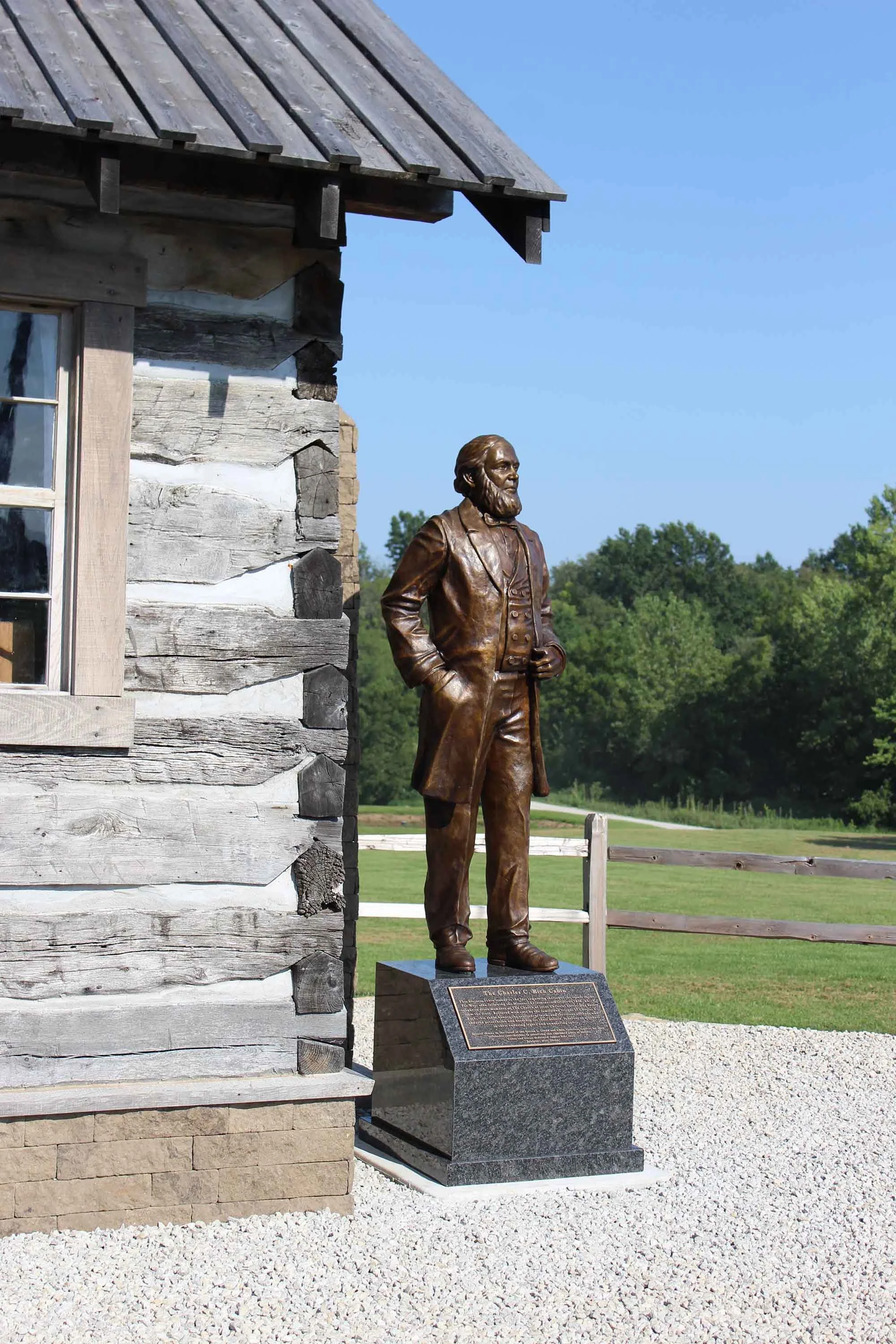 Charles C Rich Statue