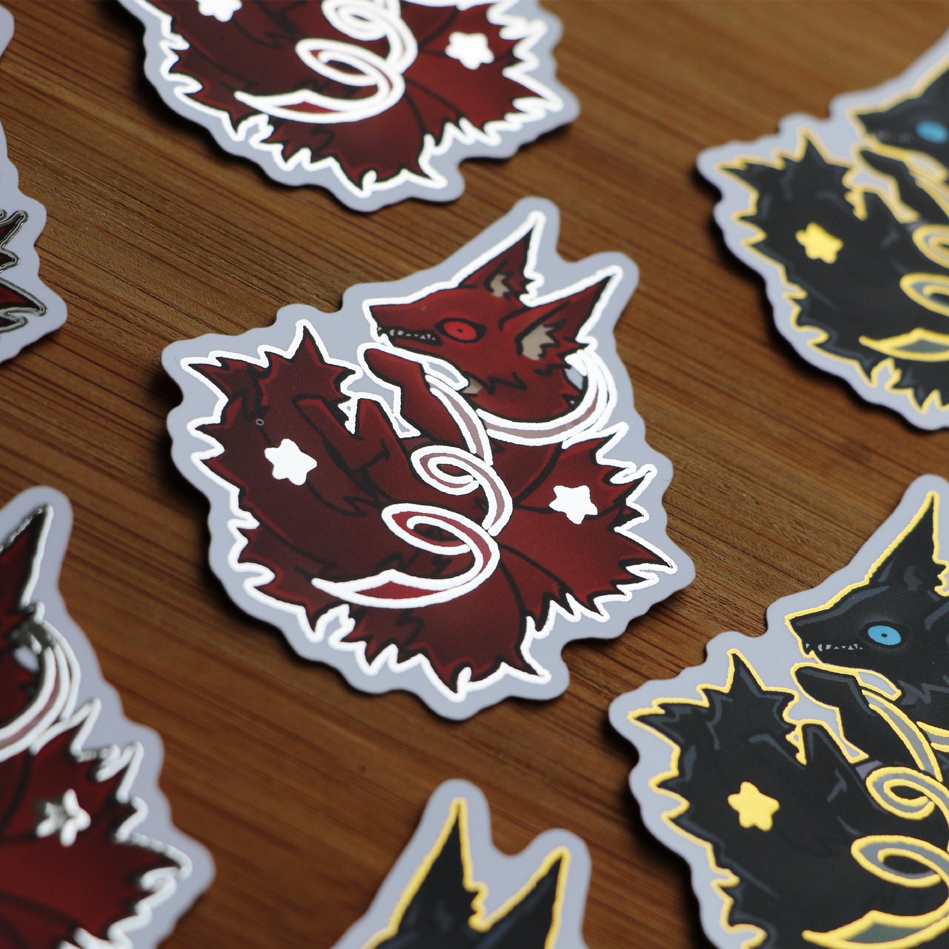 Chibi Keychains and Stickers