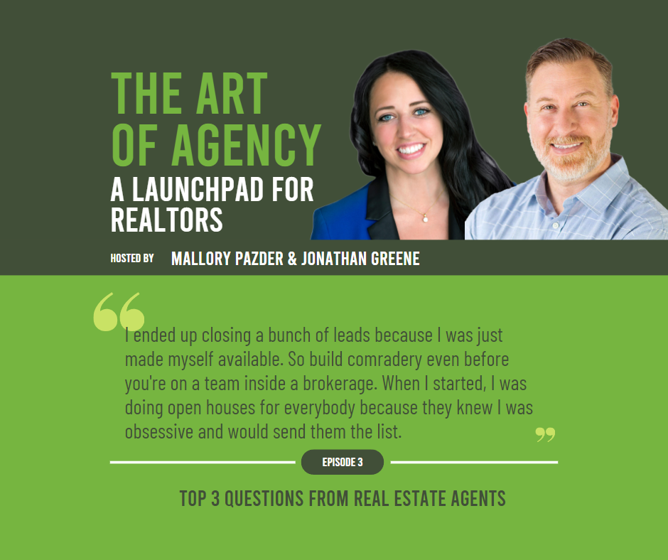 003: Top 3 Questions From Real Estate Agents