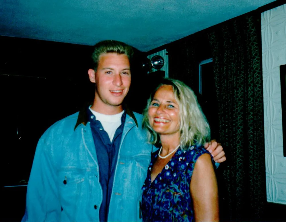 My mom and I - 1989.