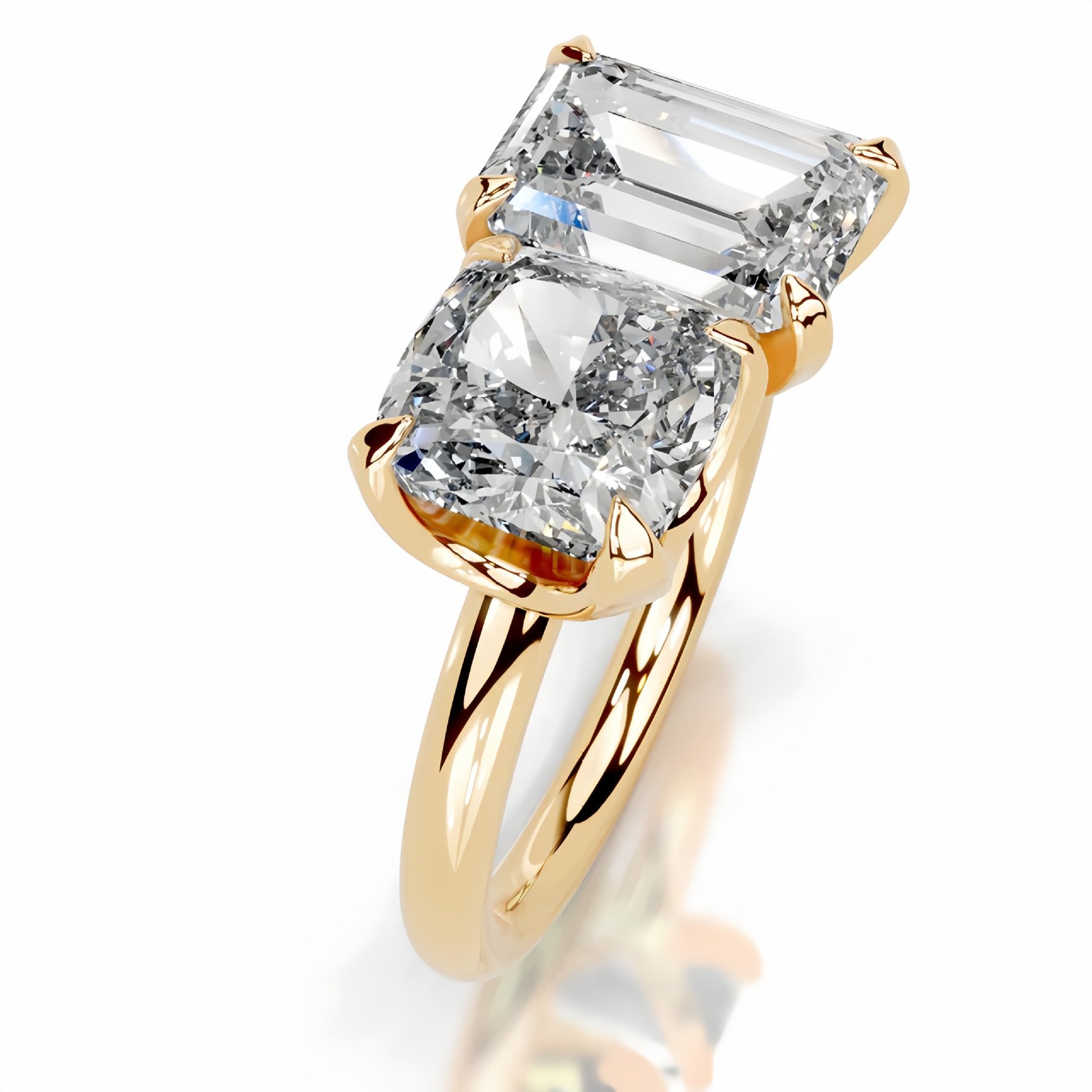 NOBLISÉ Élégance Ring mit Moissanite Stein