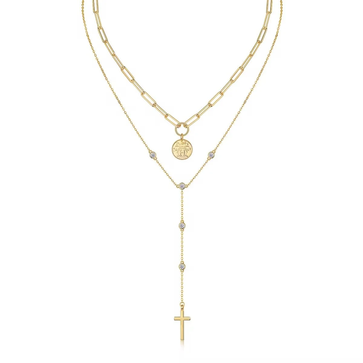NOBLISÉ Élégance Halskette mit Moissanite