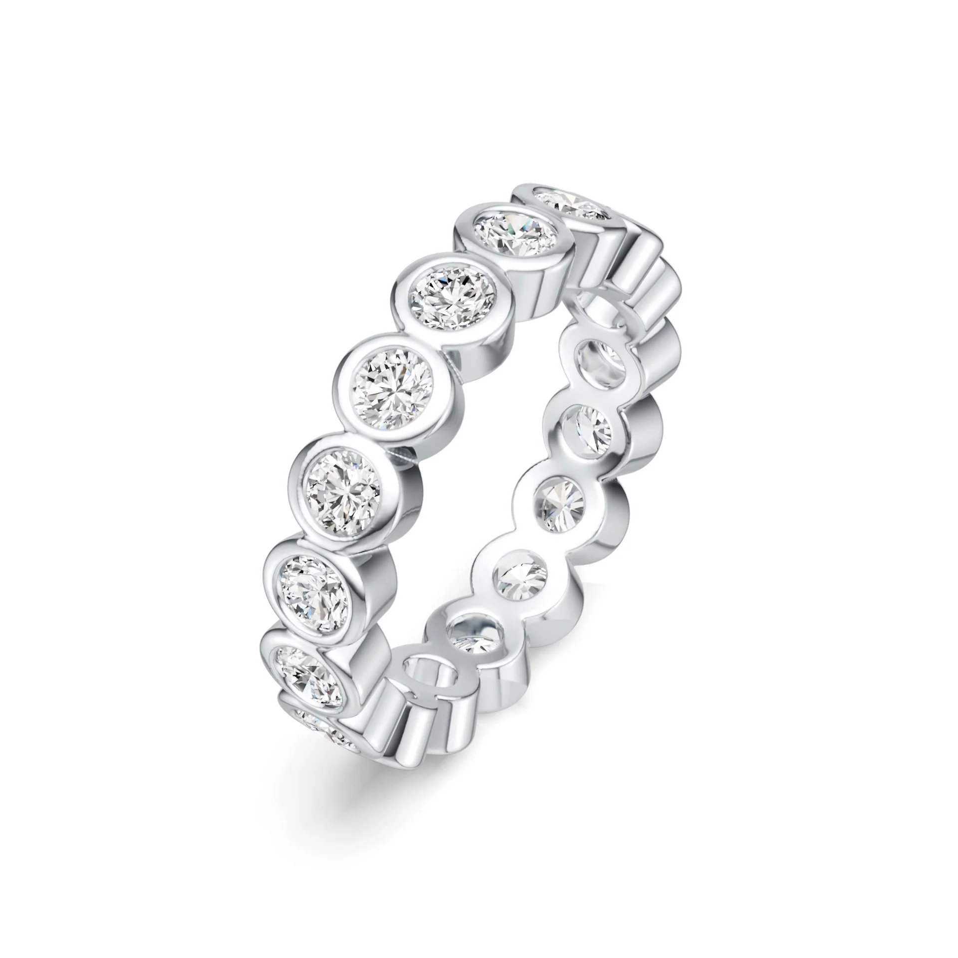 NOBLISÉ Éclat Ring mit Moissanite Stein