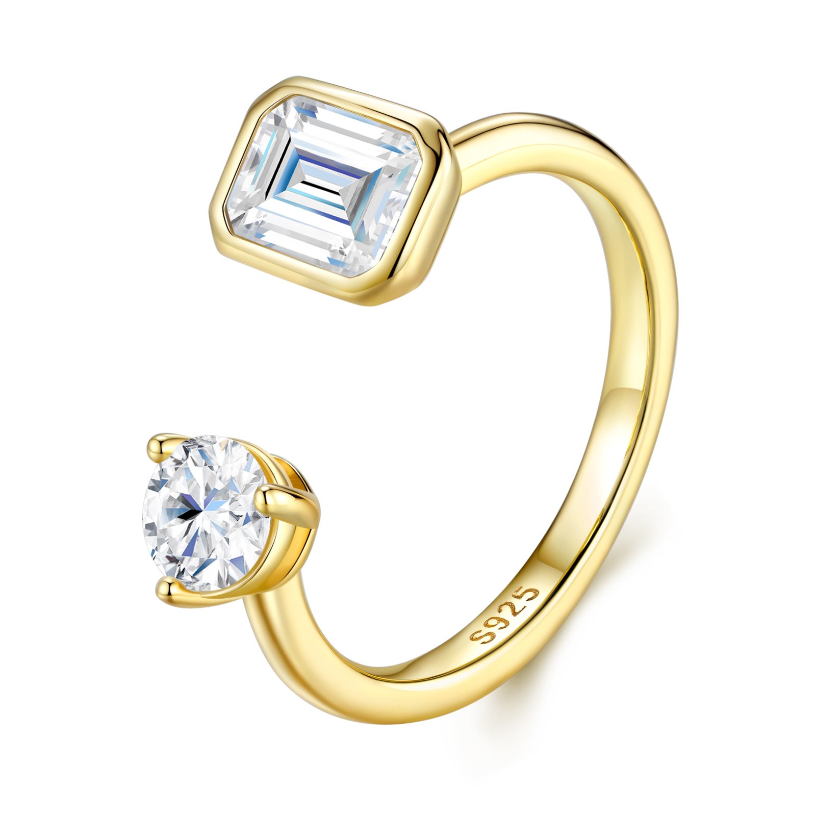 NOBLISÉ ÉLÉGANCE mit Moissanite Steine