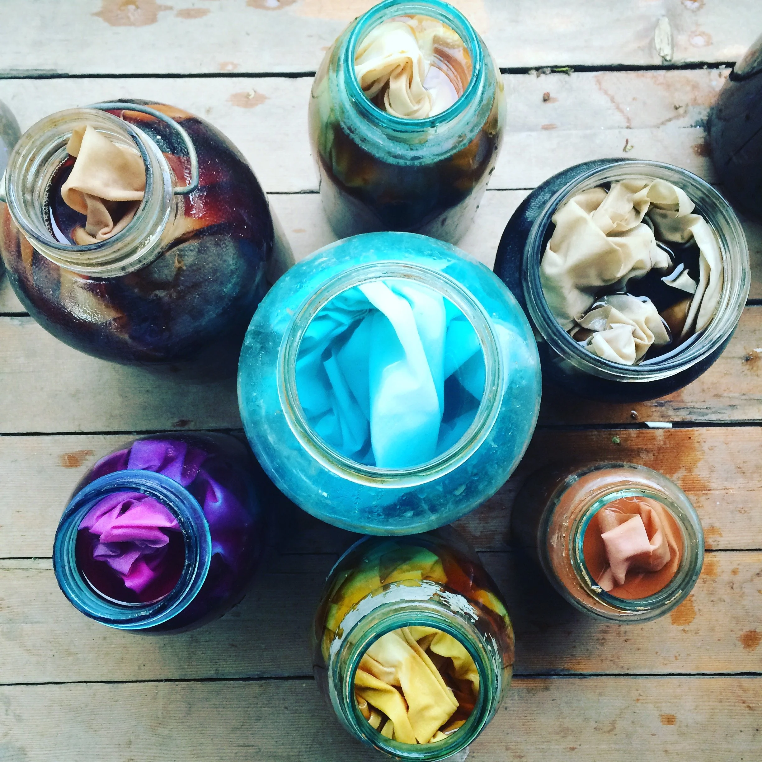 Solar Natural Dyeing at Middlebrook Farm!