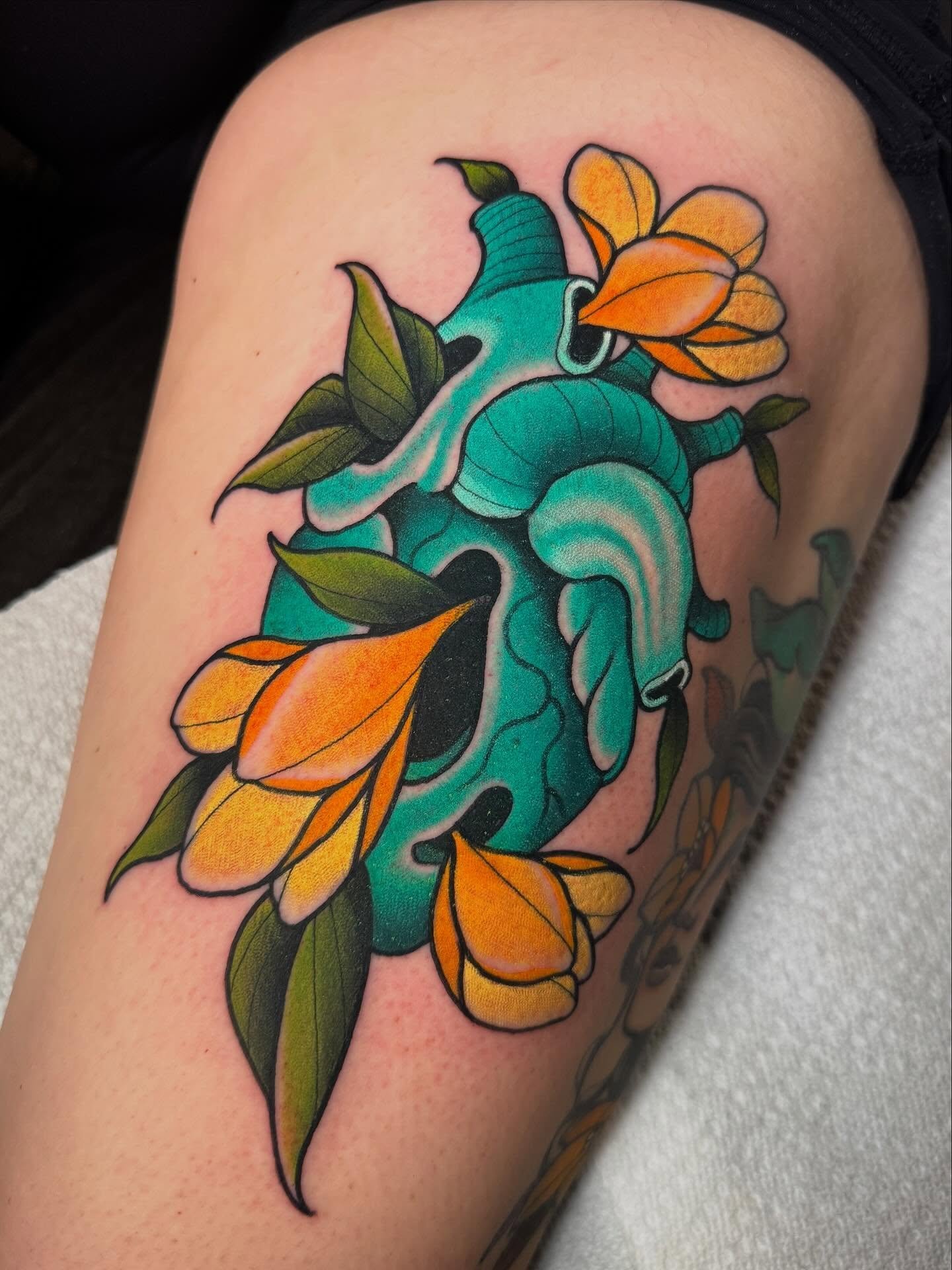 One of them predrawns! @iron_heart_tattoo 
&mdash;&mdash;&mdash;&mdash;&mdash;&mdash;
#iowatattooartist #tattoo #illustration #neotraditional #tattooartist