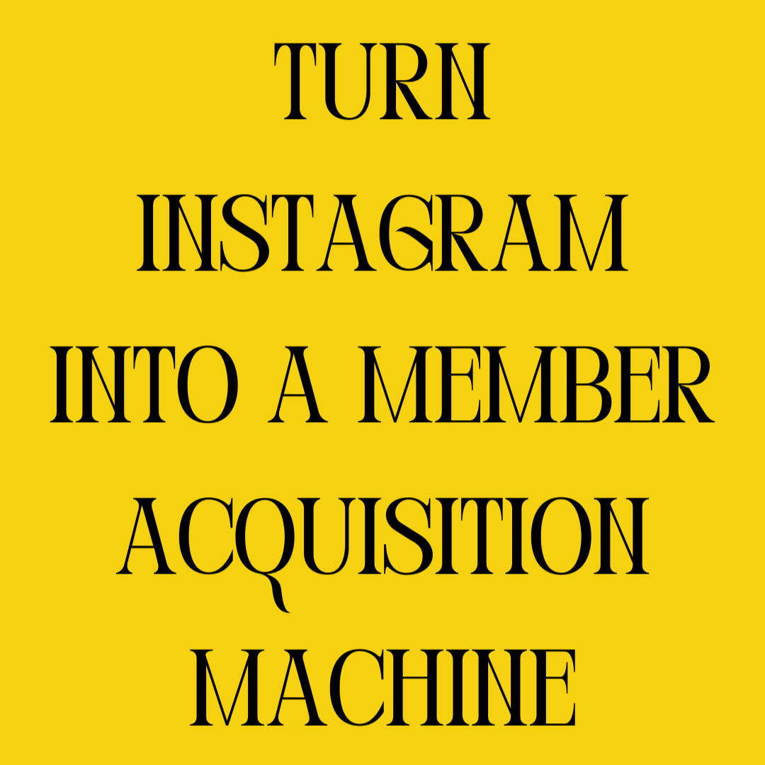 Four Steps to Build an Instagram Acquisition Machine
