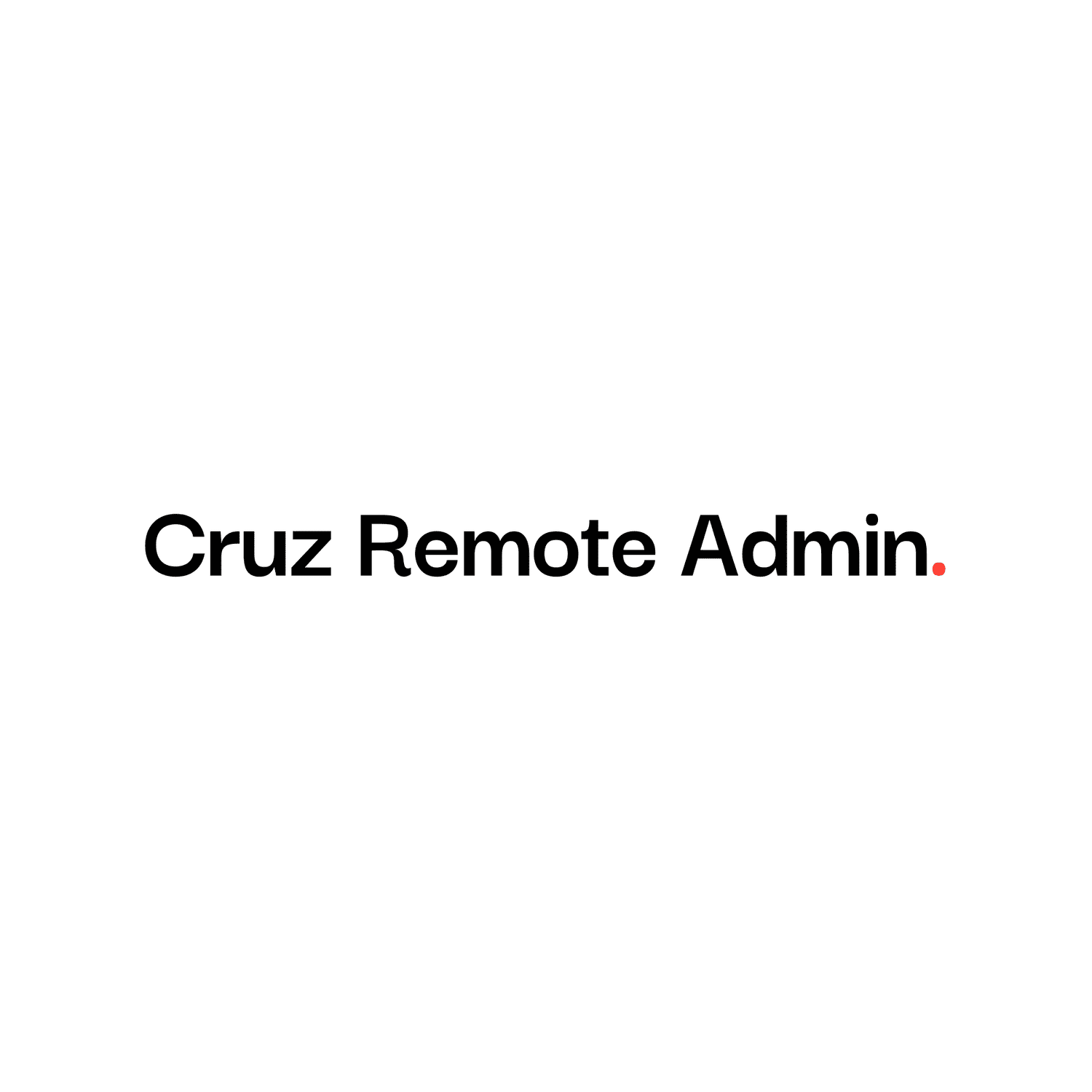 Cruz Remote Admin 