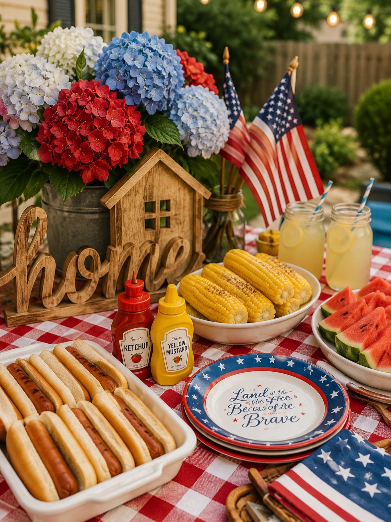 Home feels a little sweeter this time of year 
❤️🤍💙

The smell of the grill, watermelon on the table, little flags waving in the breeze, and neighbors gathering outside until the fireworks begin. These are the moments that quietly become the memori