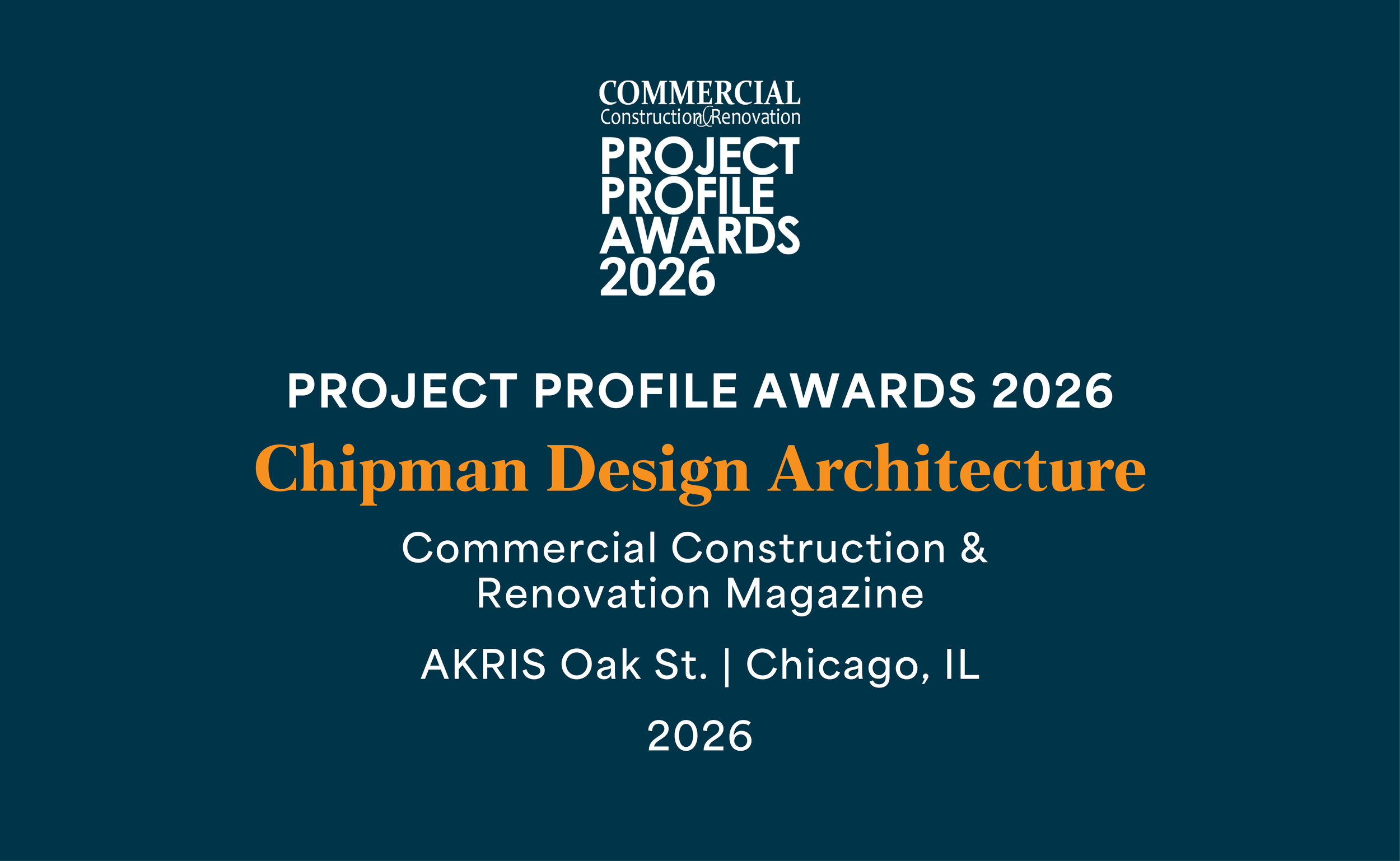 Project Profile Awards, AKRIS