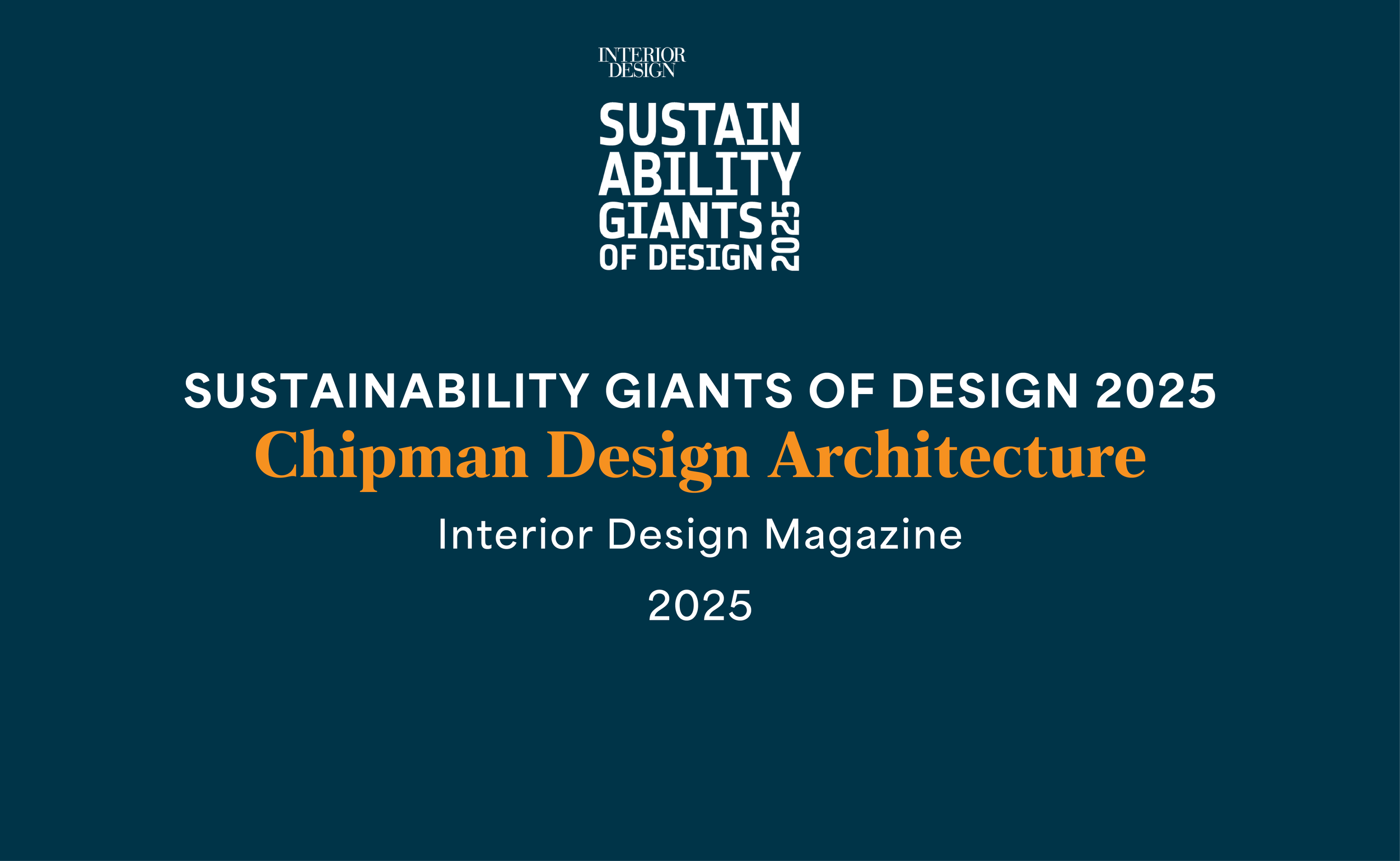 Sustainability Giants of Design 2025