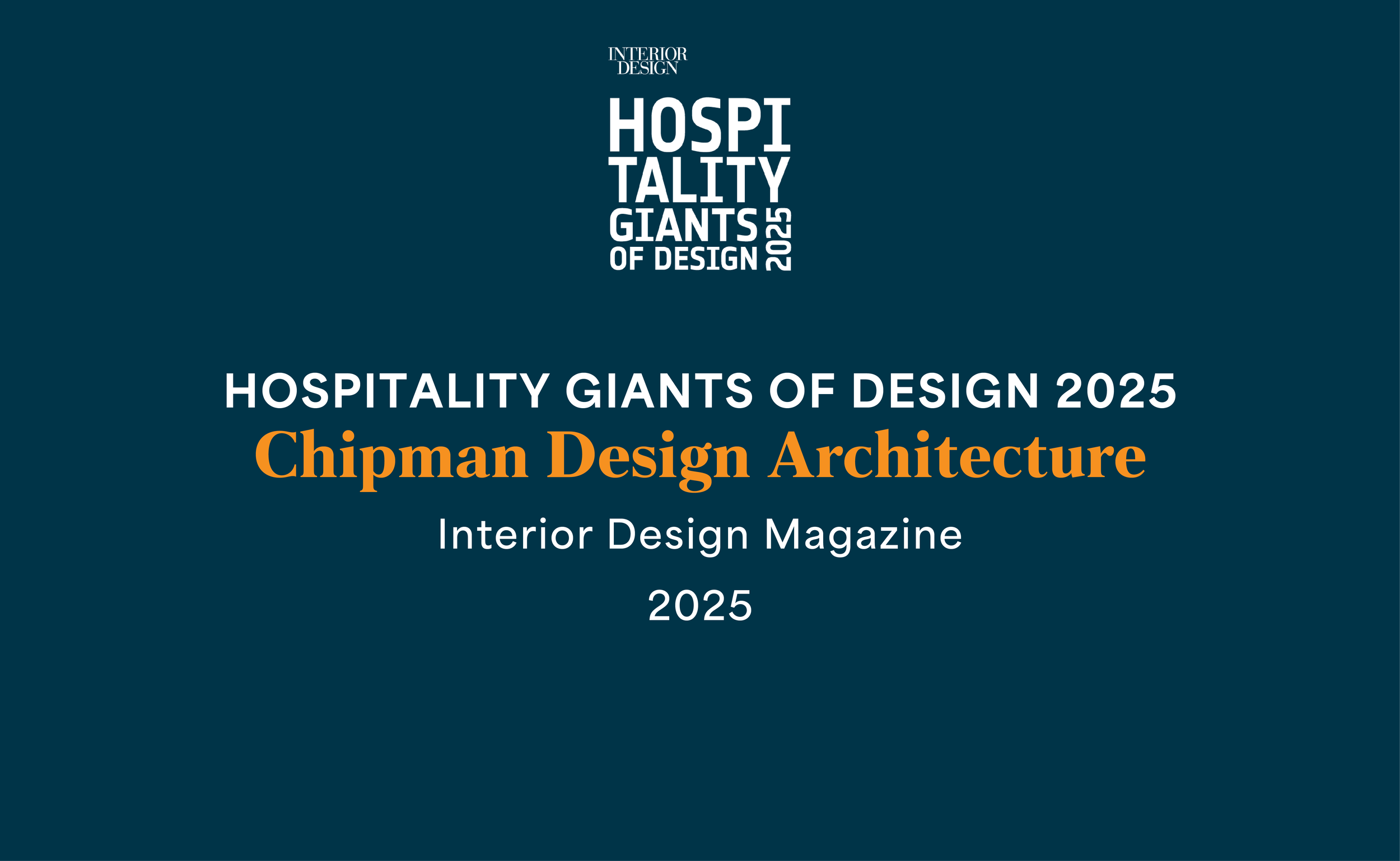 Hospitality Giants of Design 2025