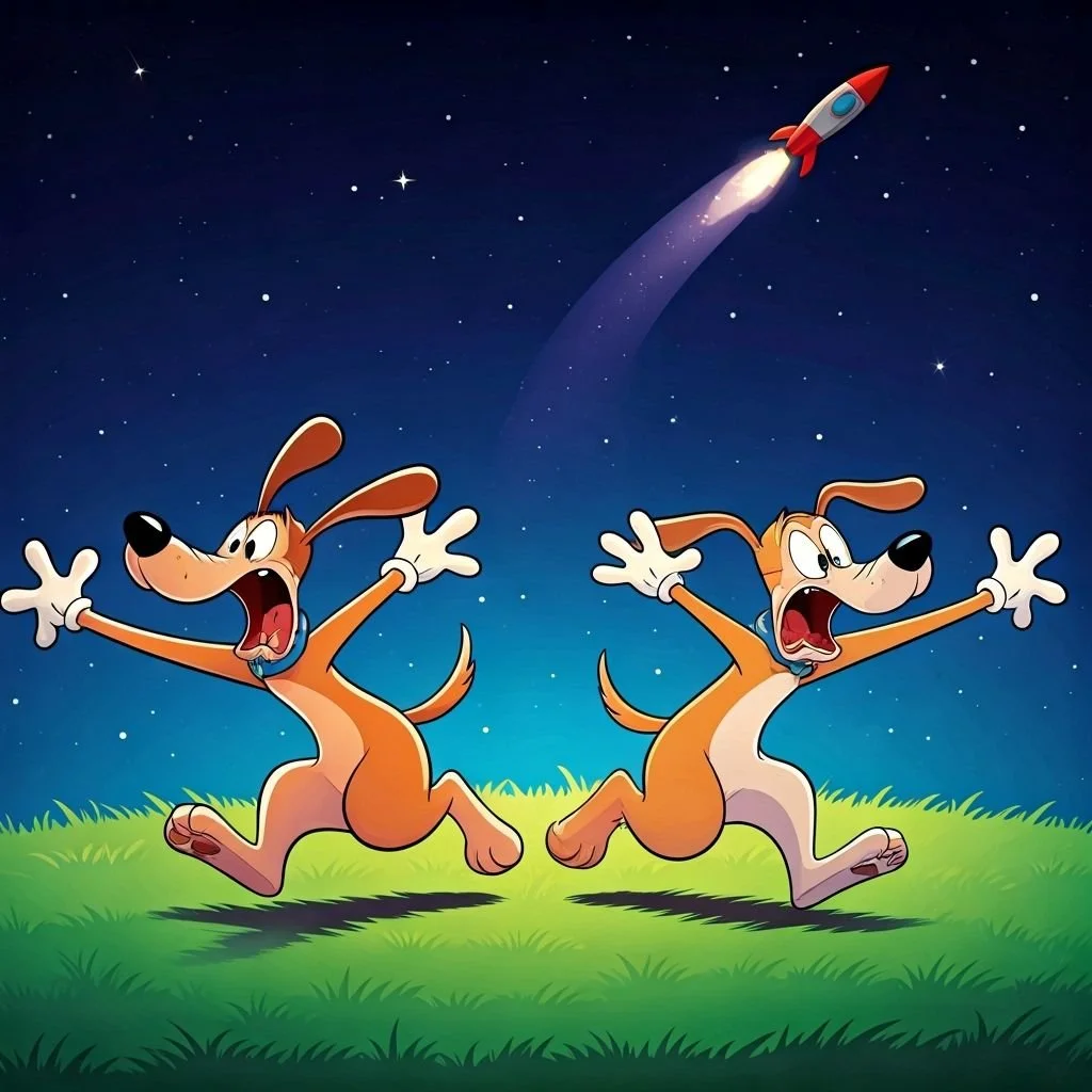 The humans are coming!