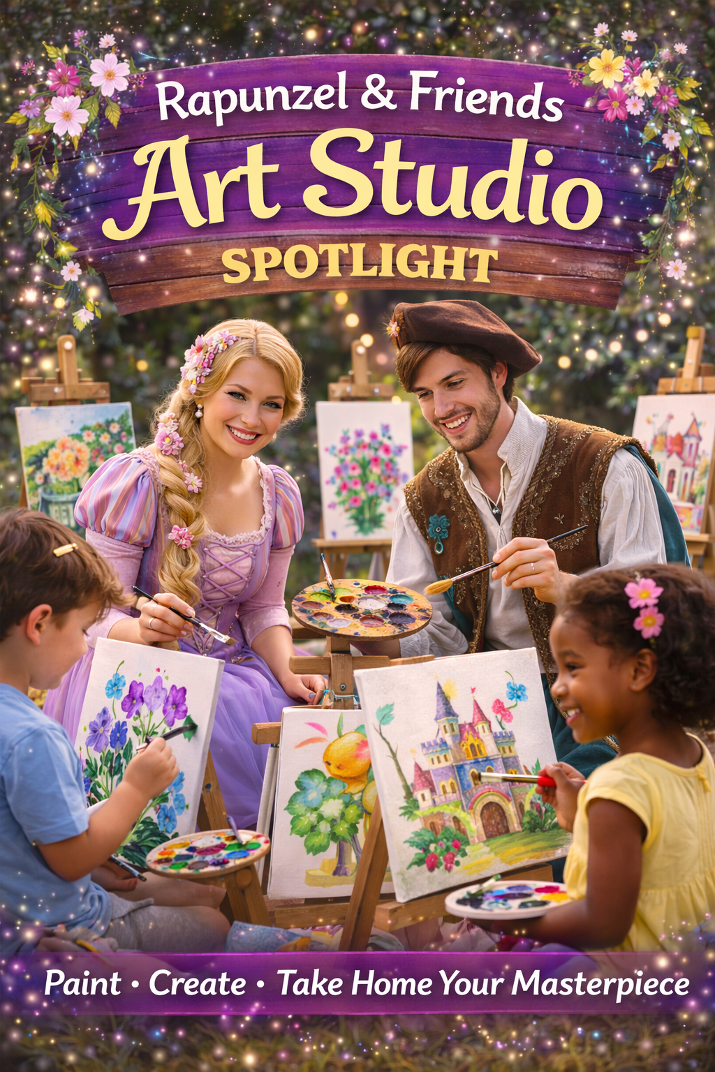 Rapunzel & Friends Art Studio Spotlight