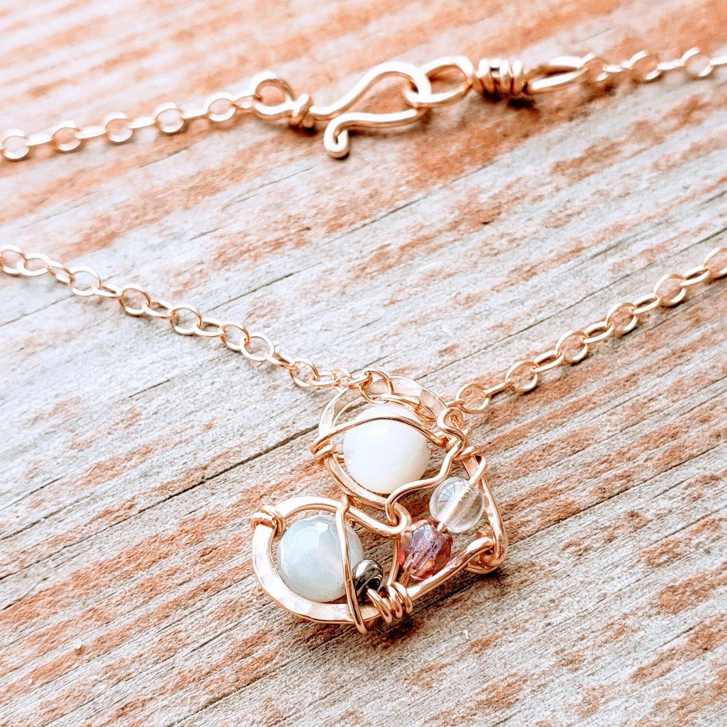Hammered Heart Necklace