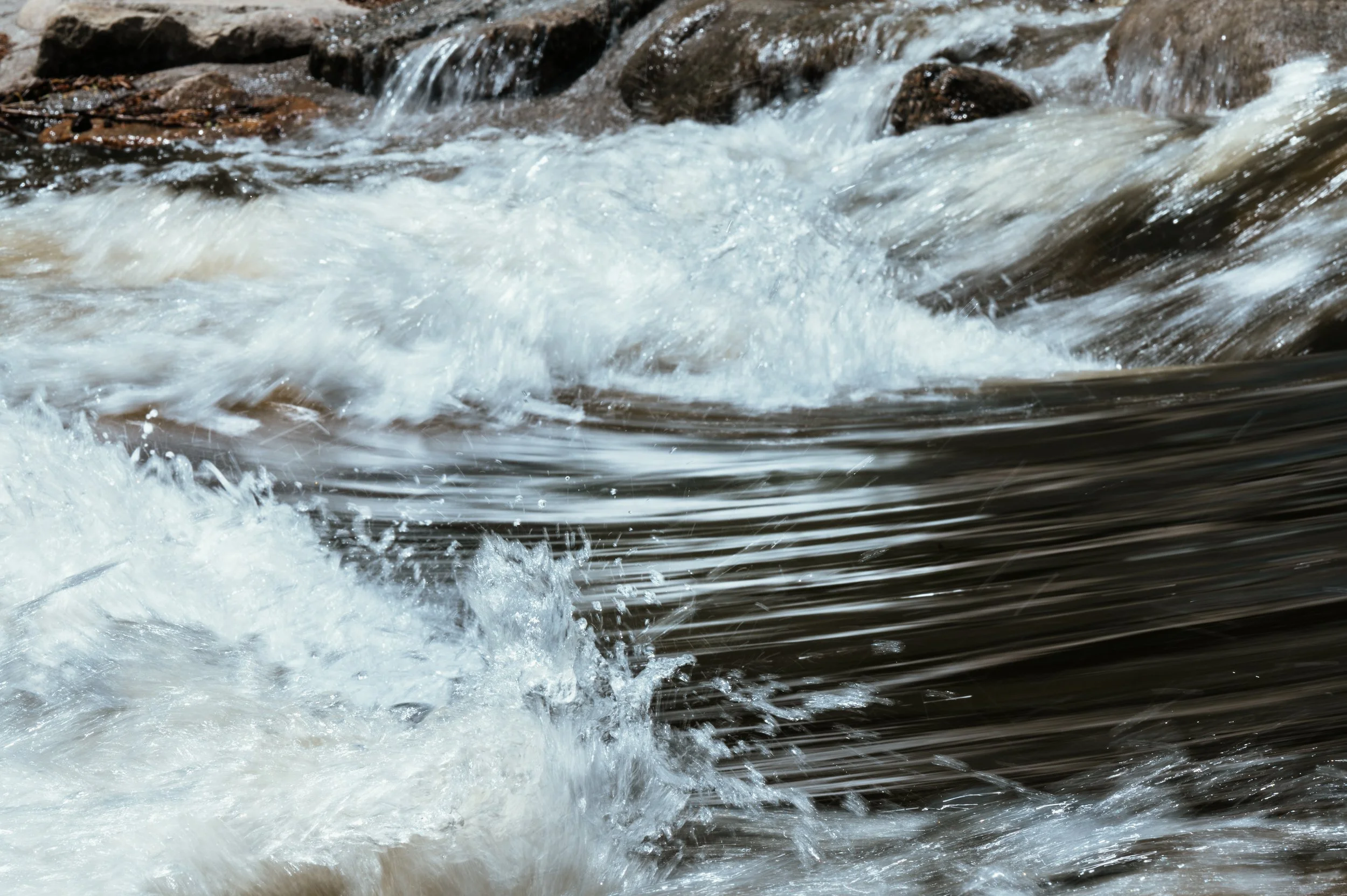 rushing river