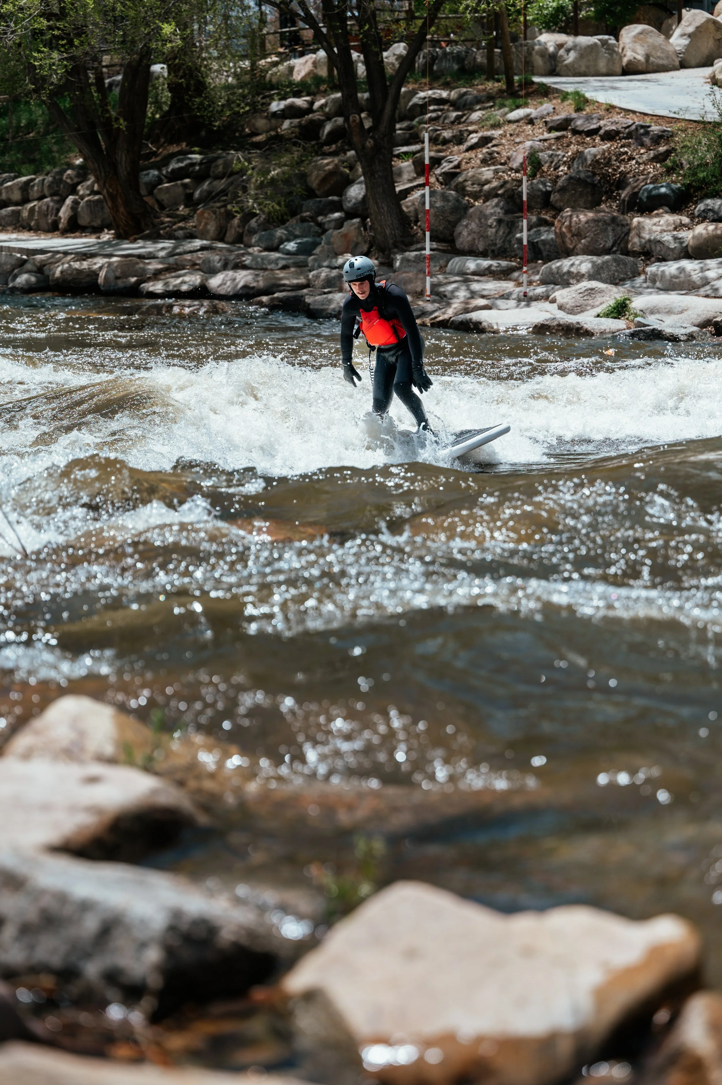 surfing in salida, colorado