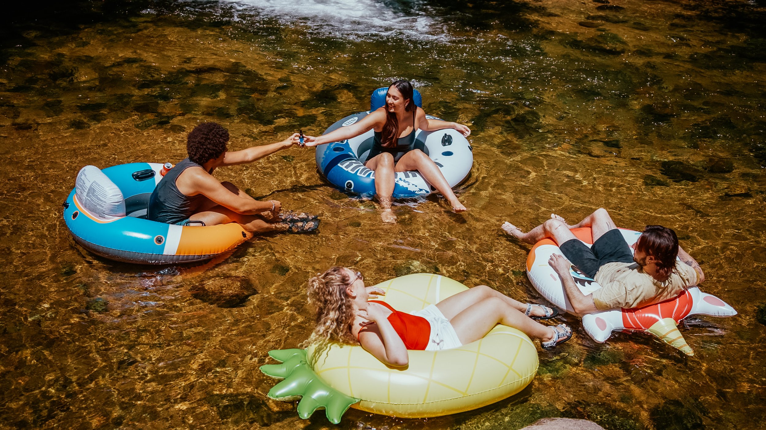 Tubing at the Creek in Boulder, Colorado