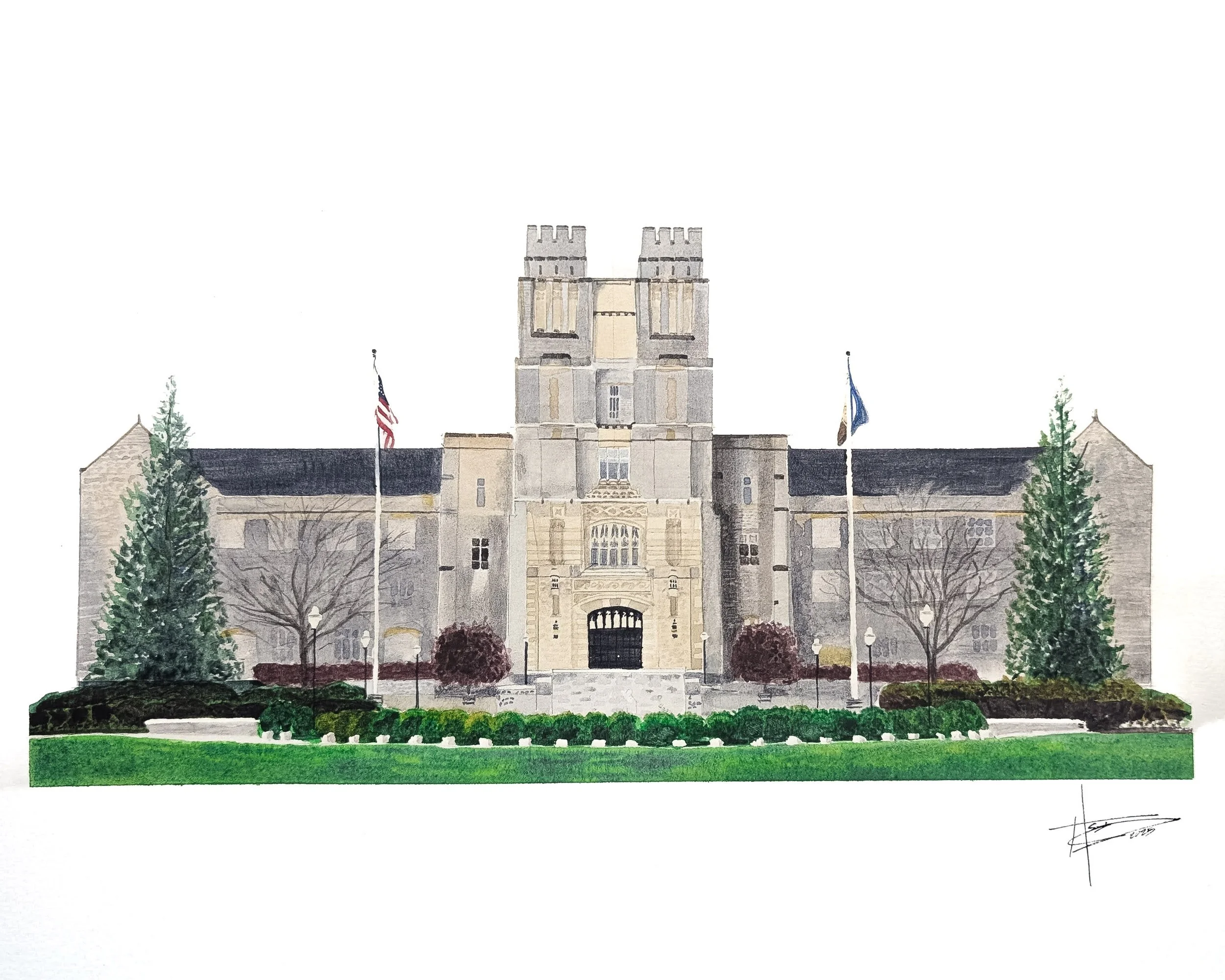 Burruss Hall