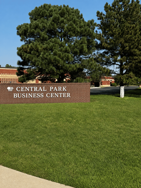 Central Park Business Sign