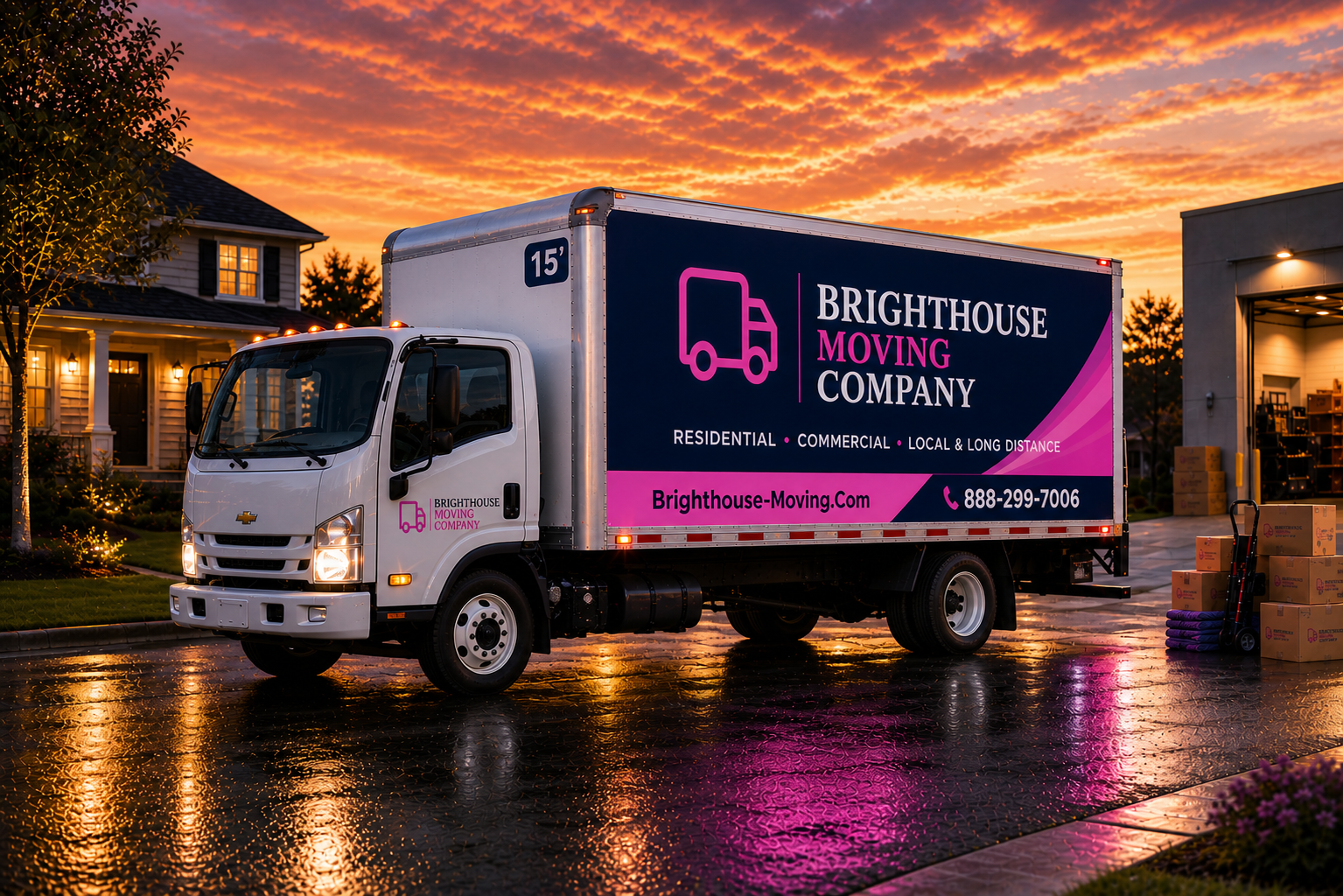10-15 ft. Moving Truck for FULL day