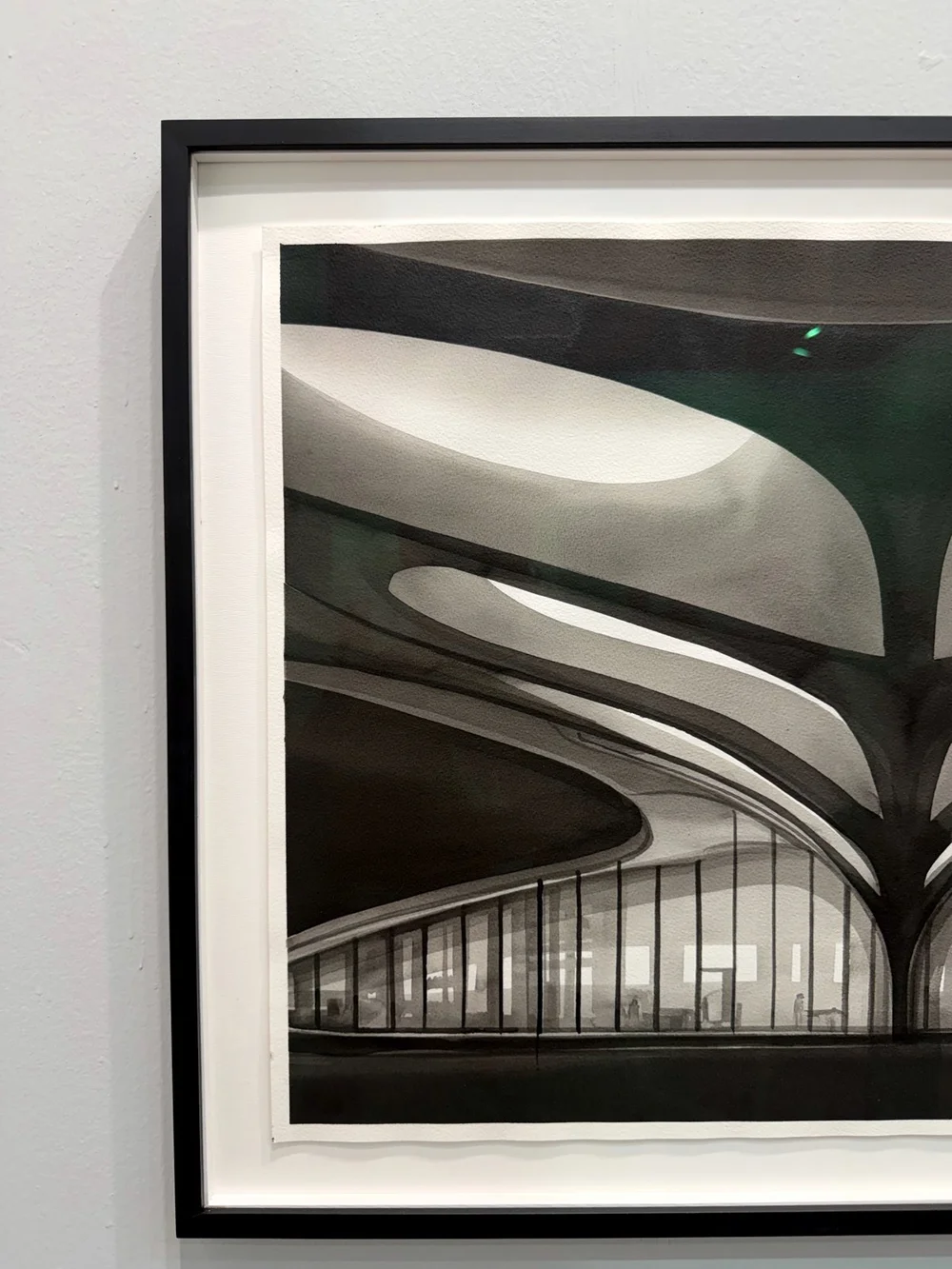 Acquerello di Radenko Milak
dedicato a Pier Luigi Nervi, Piero Atchugarry Gallery