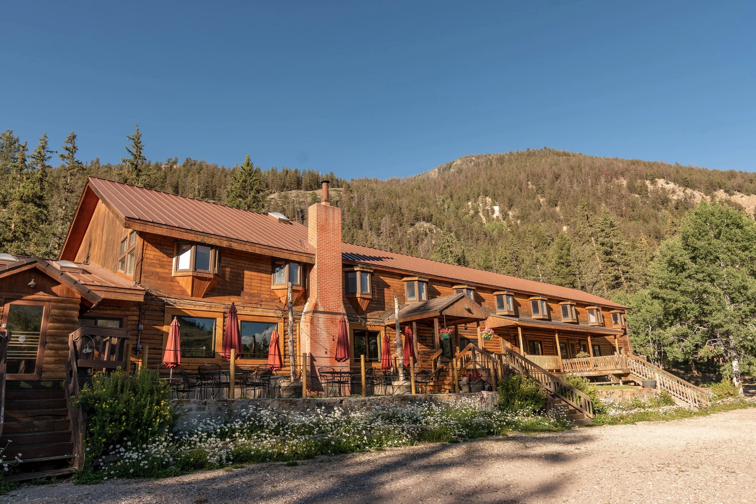 Legacy Lodge is a mountain retreat located in Lake City, Colorado, on the Alpine Loop. Offering spacious accommodations for 20-50 people, direct access to the Alpine Loop, trailer parking, and large gathering areas, it is everything you need!