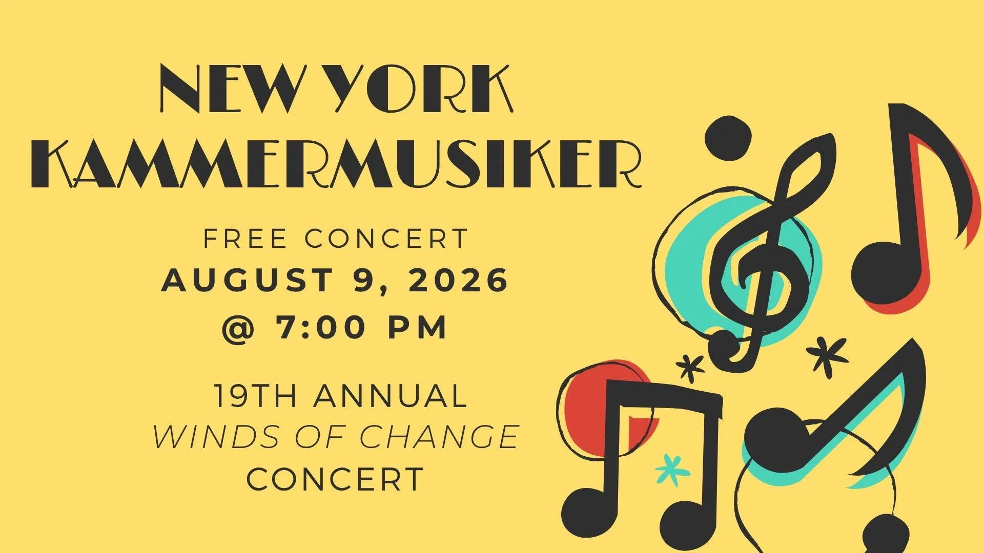 New York Kammermusiker's concert at the First Presbyterian Church in Fargo, North Dakota 
