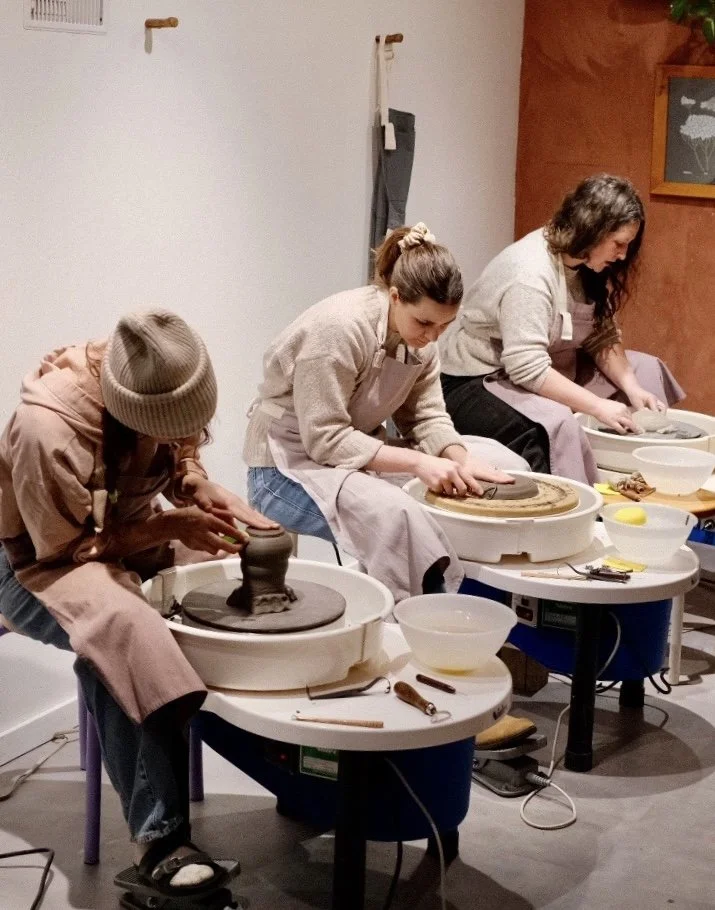 June · 4-Week Wheel Throwing Workshop, Wednesdays 6:00–8:30pm